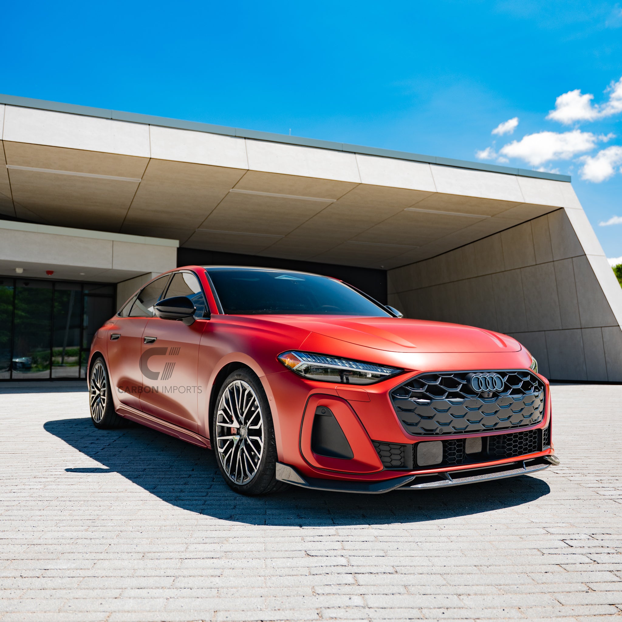 Audi S5/A5 S-Line B10 Carbon Fiber Front Lip 2025-2027
