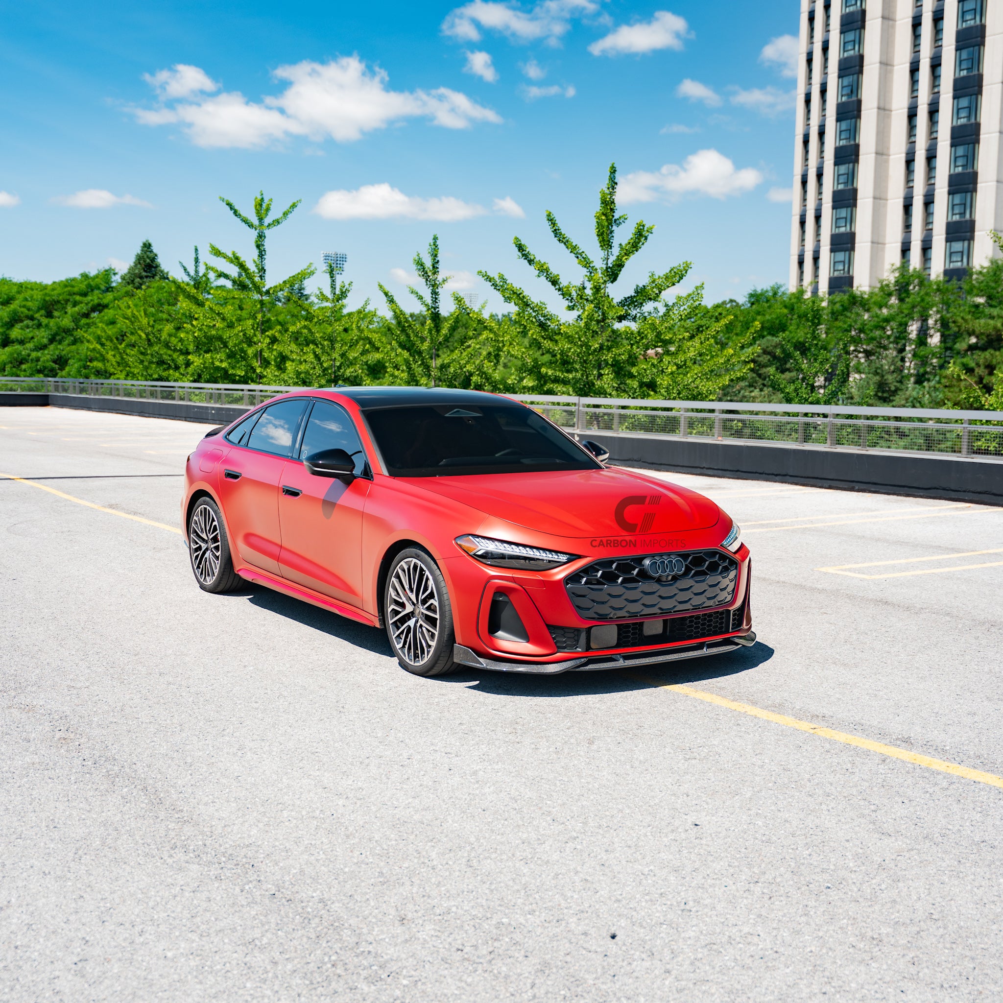 Audi S5/A5 S-Line B10 Carbon Fiber Front Lip 2025-2027
