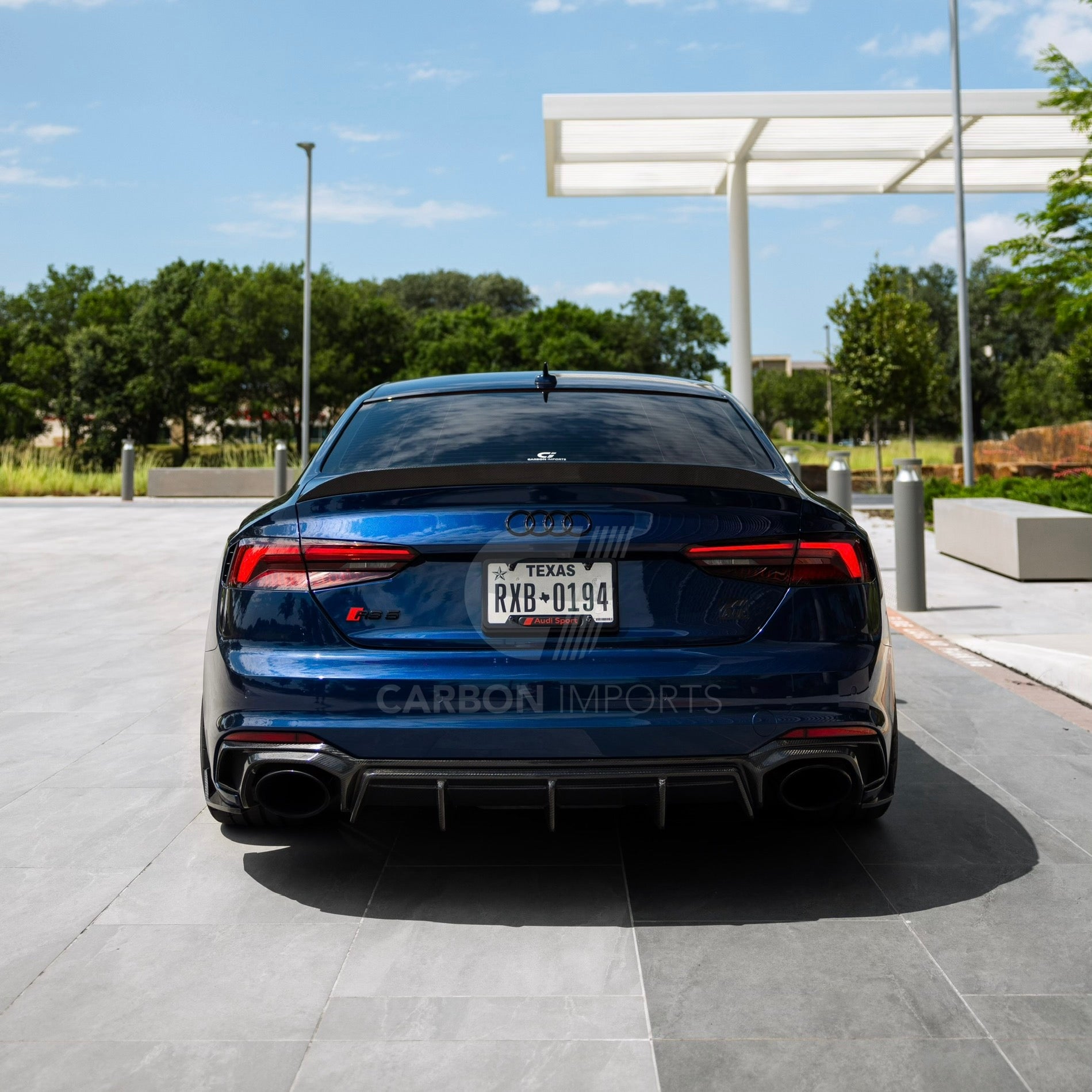 Audi RS5 B9 Carbon Fiber Rear Diffuser 2017-2019