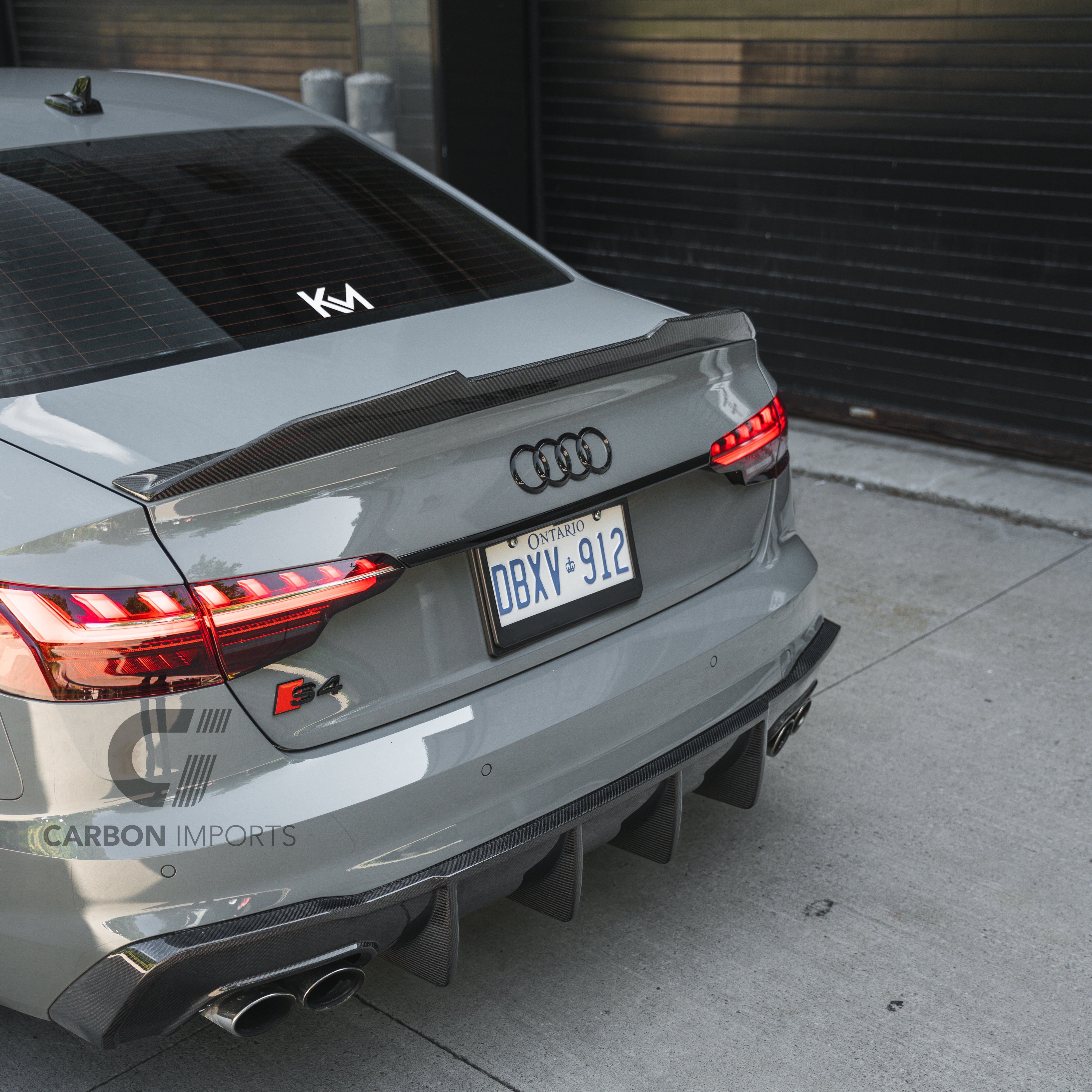 Audi S4 B9.5 Carbon Fiber Rear Diffuser 2020-2025