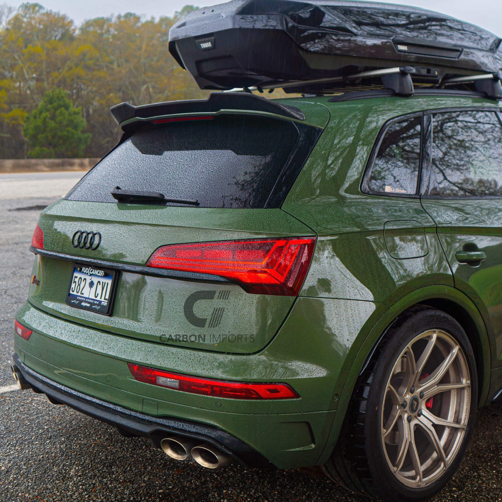 Audi Q5 S-Line/ SQ5 Carbon Fiber Roof Spoiler 2018-2023