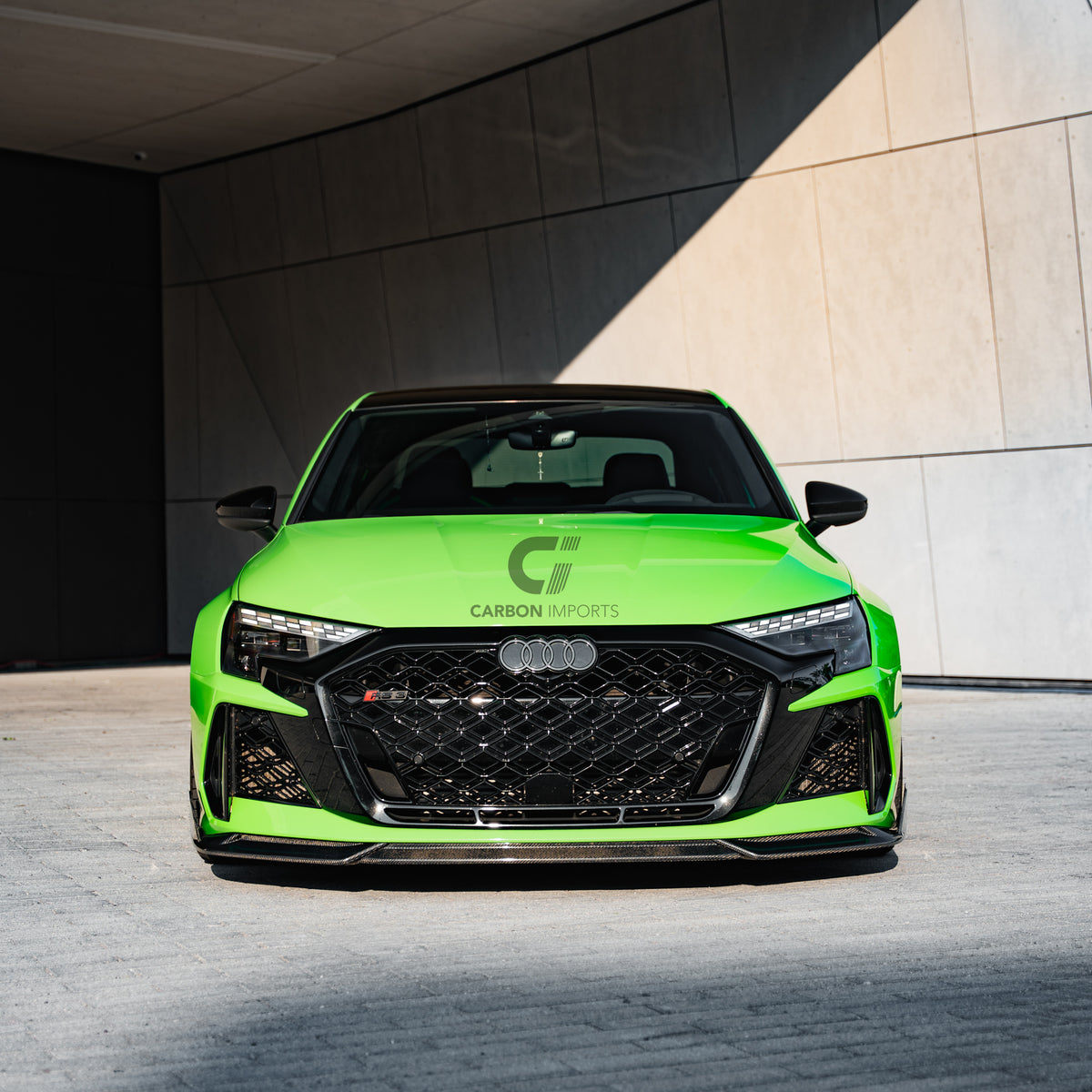 Audi RS3 8Y.5 Carbon Fiber Front Lip 2025-2026 V2