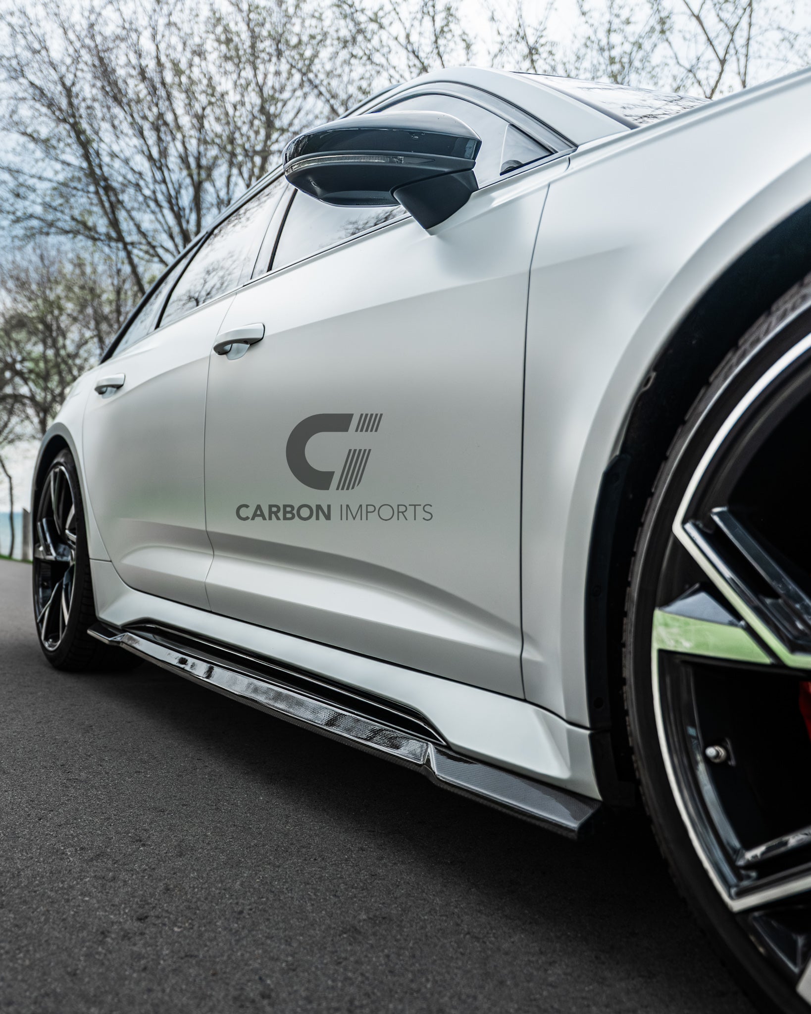 Audi RS6/RS7 C8 Carbon Fiber Side Skirts 2020-2026