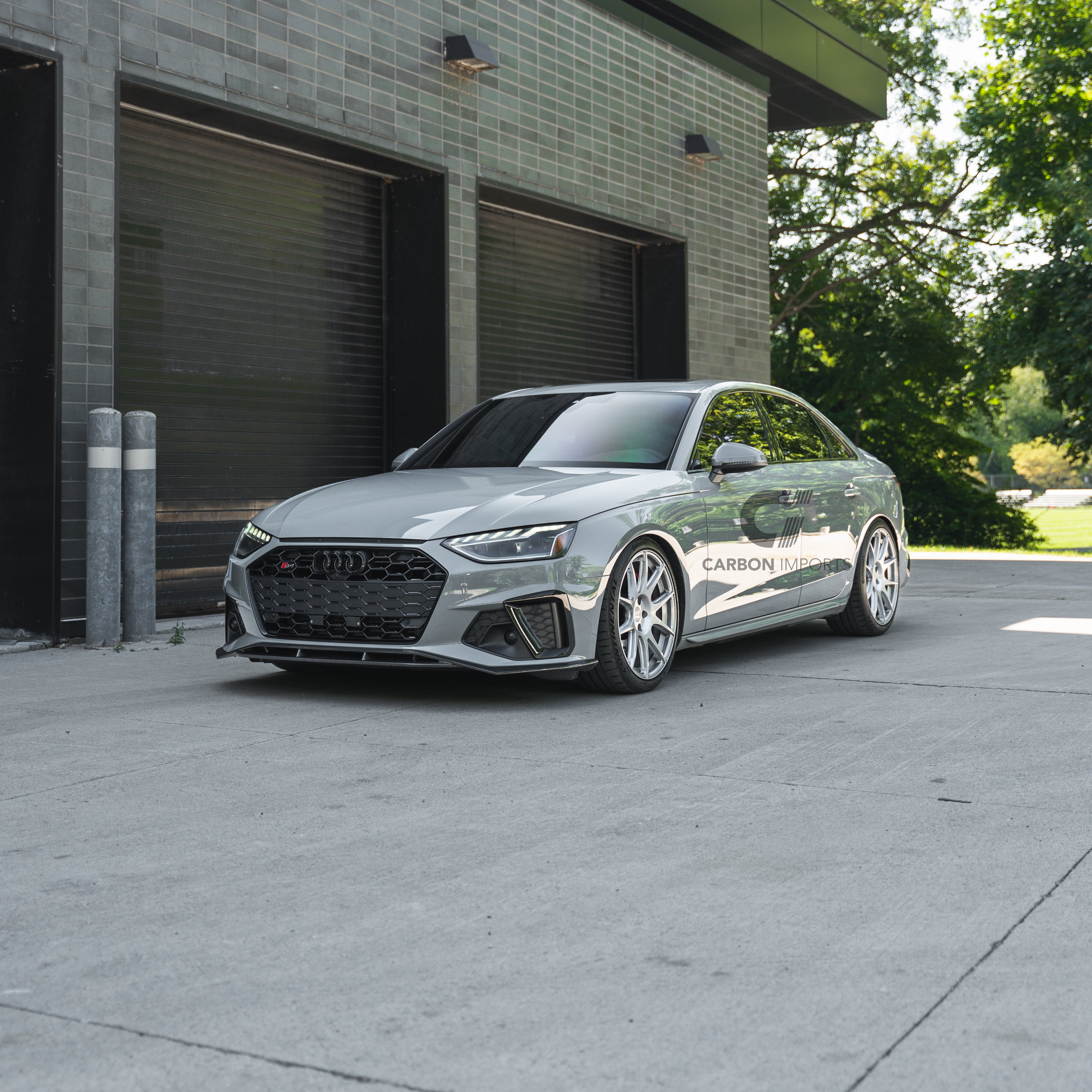 Audi S4/A4 S-Line B9.5 Carbon Fiber Front Lip 2020-2025