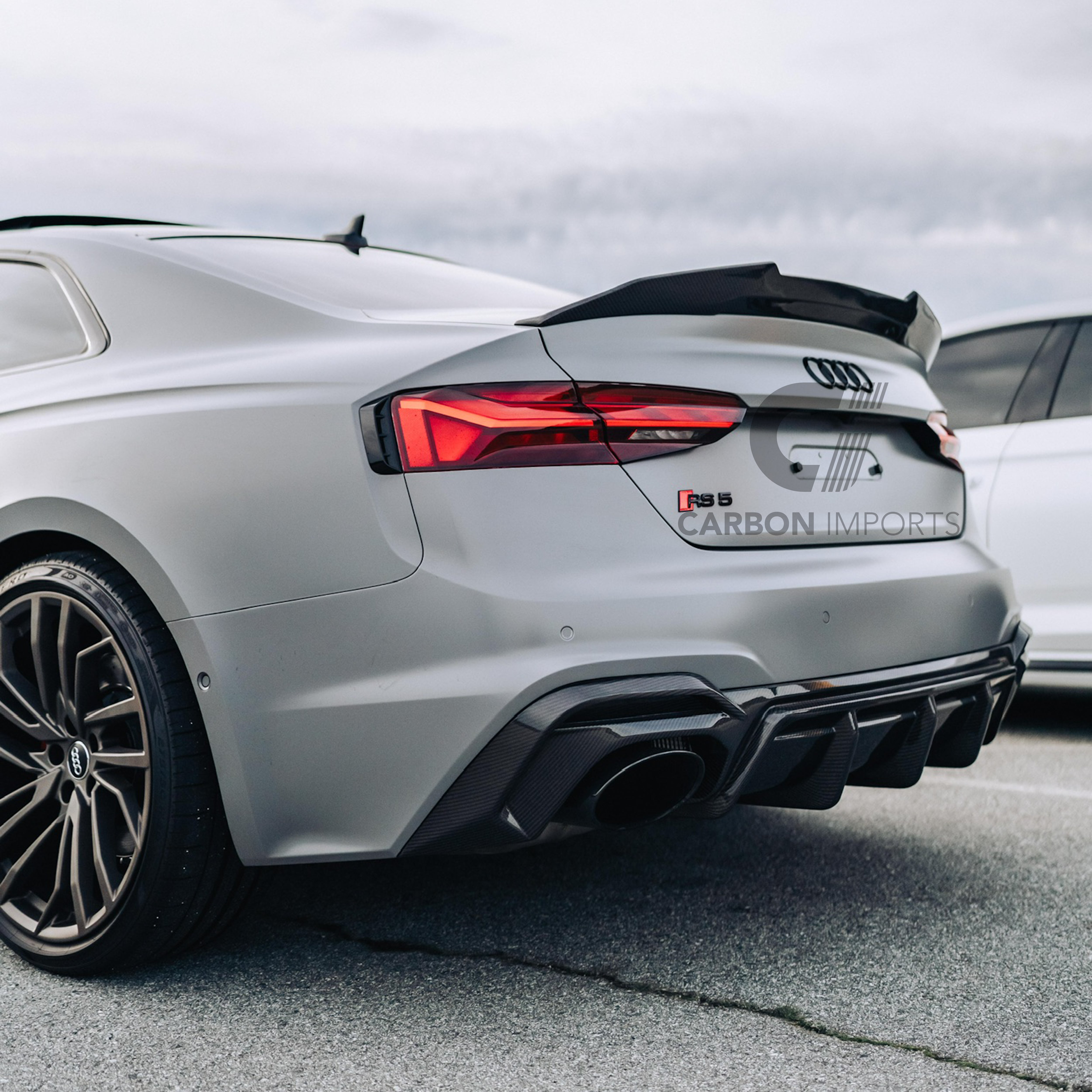 Audi A5/S5/RS5 B9/B9.5 Carbon Fiber Trunk Lip 2017-2025 V4