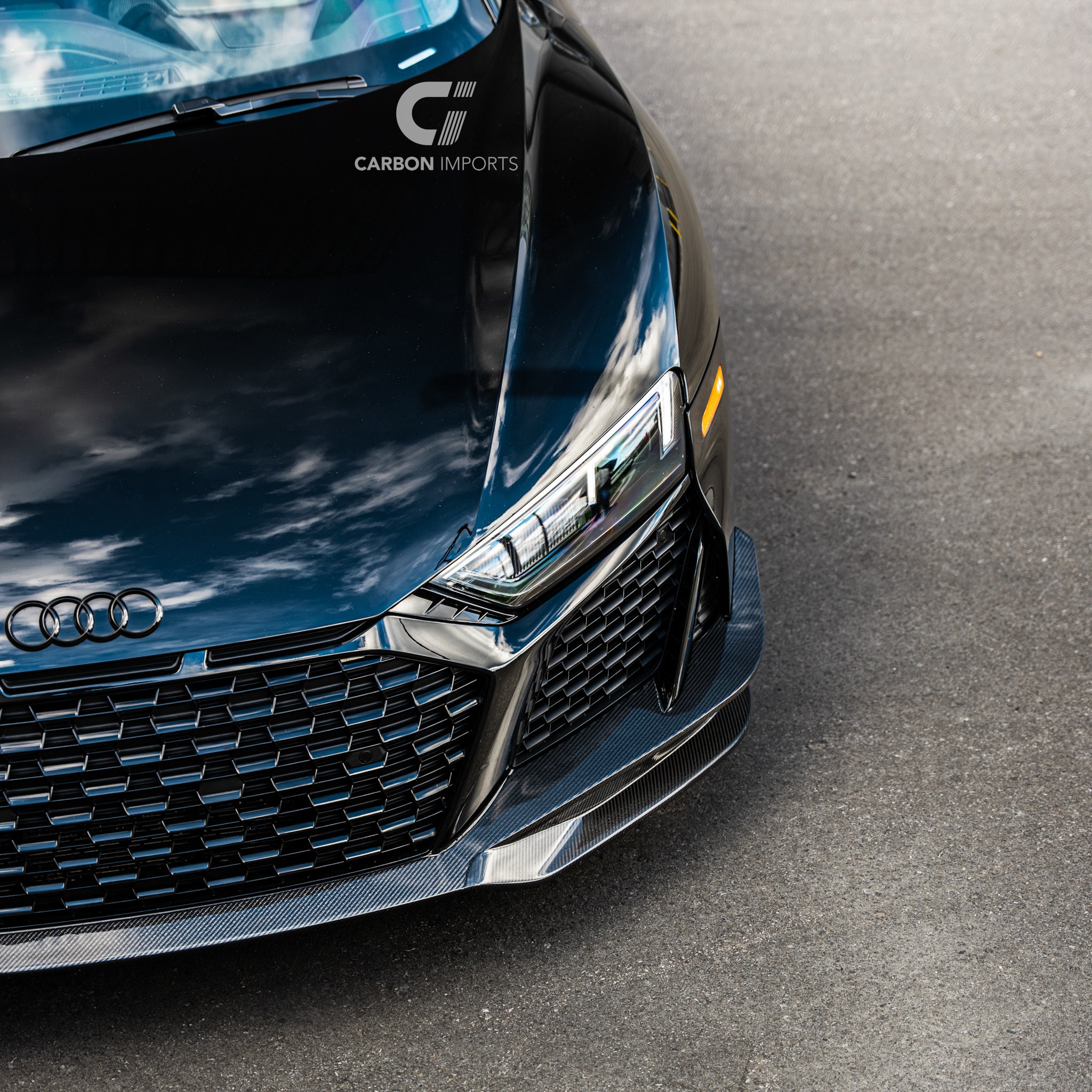 Audi R8 Gen 2.5 Carbon Fiber Front Lip 2020-2023