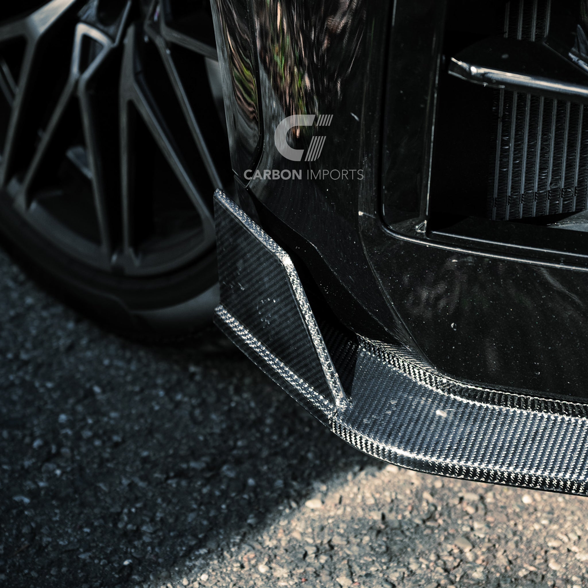 BMW X6M G06 Carbon Fiber Front Lip 2024-2026