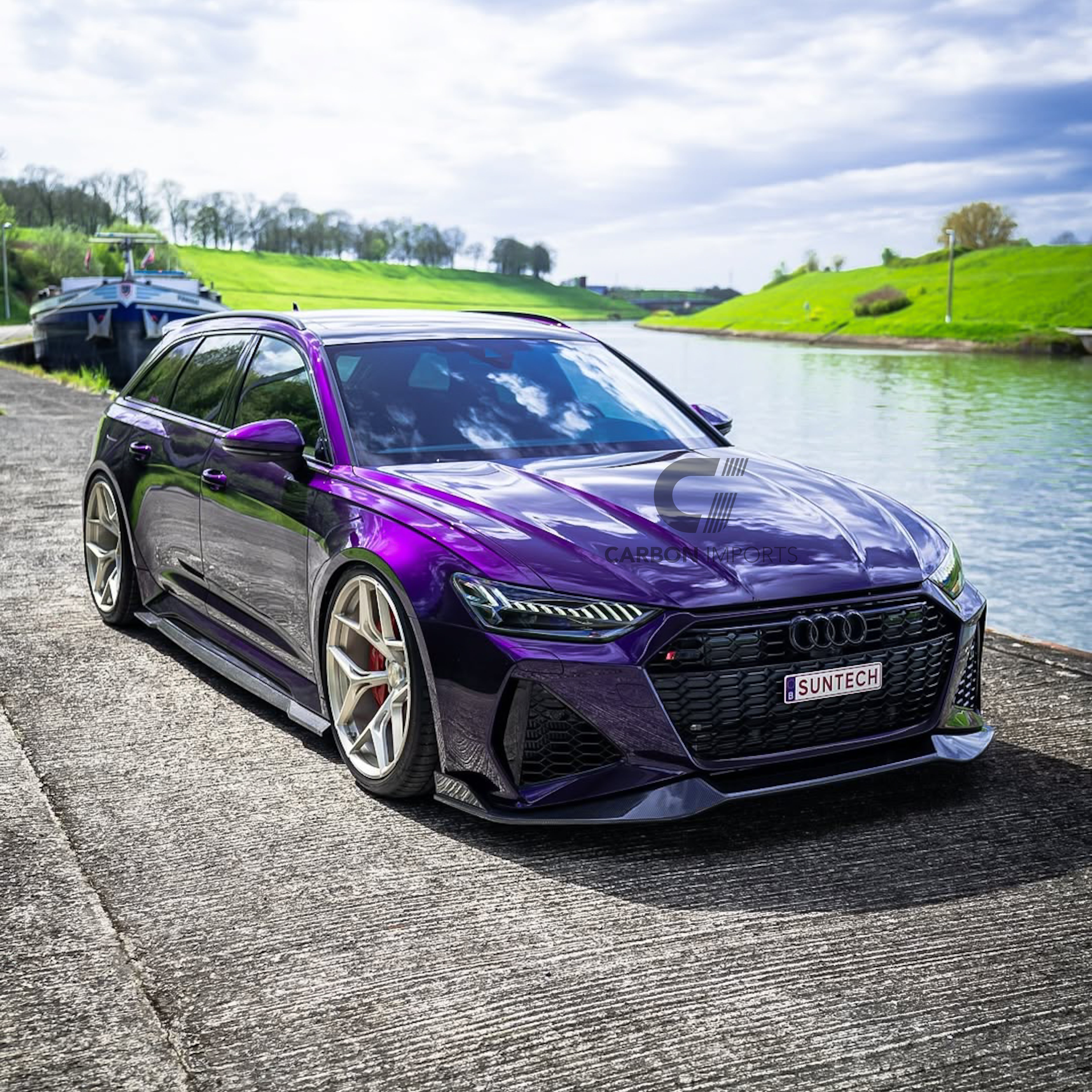 Audi RS6/RS7 C8 Carbon Fiber Side Skirts 2020-2026