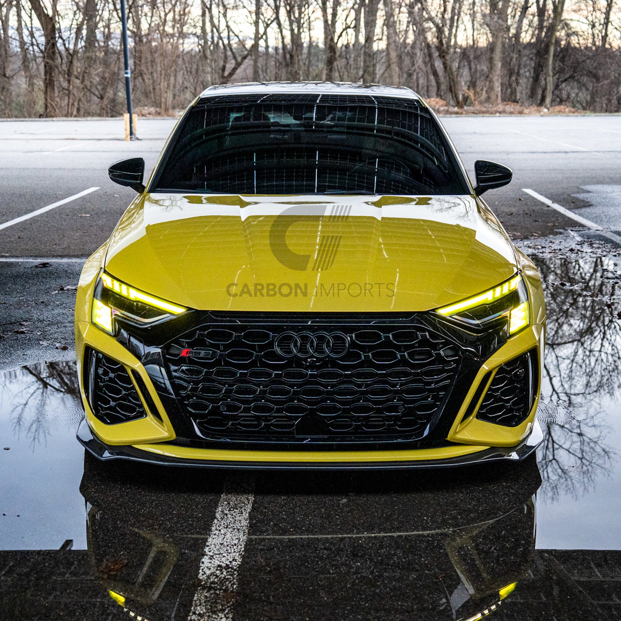 Audi RS3 8Y Carbon Front Fiber Lip 2021-2024