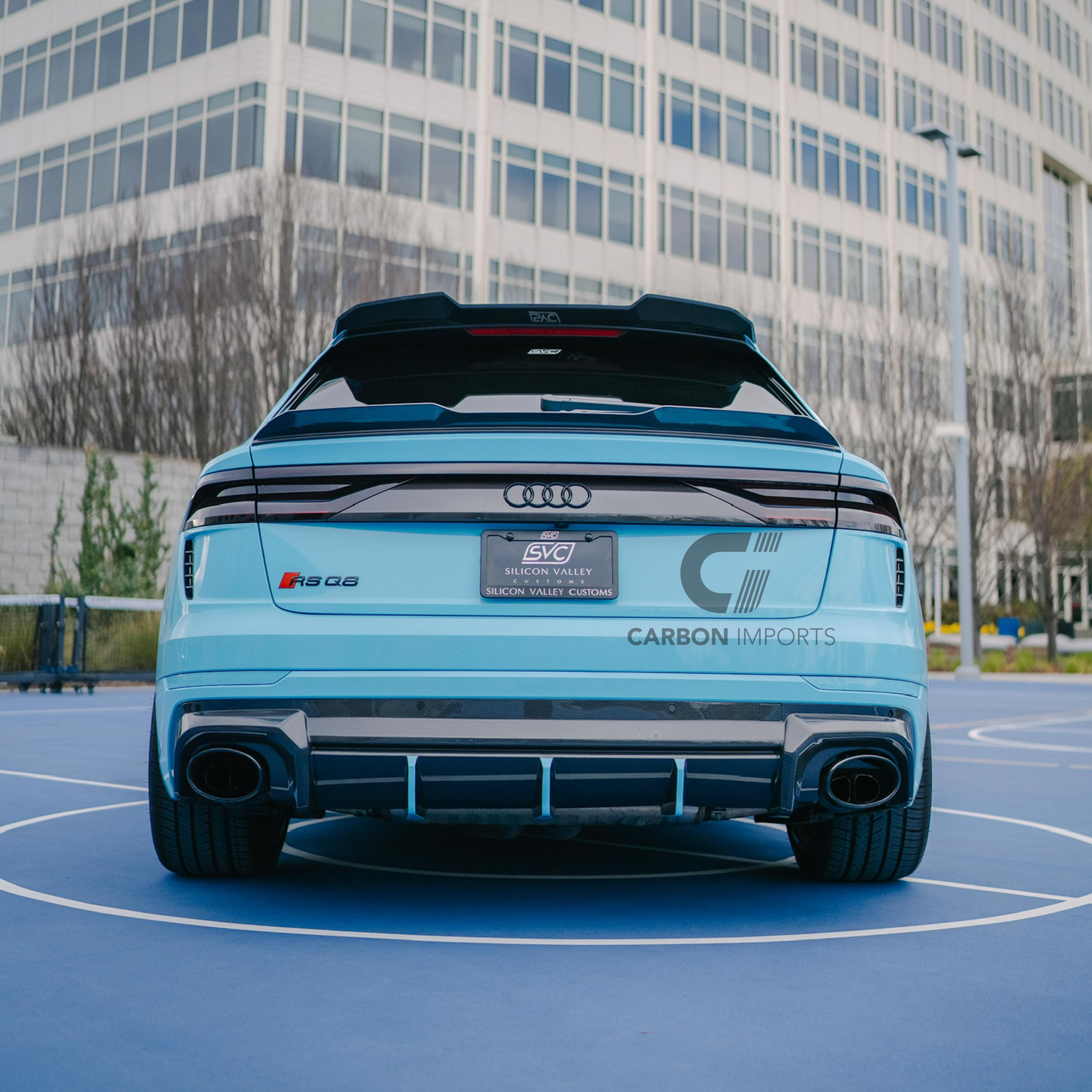 Audi RSQ8 Carbon Fiber Roof Spoiler 2020-2024