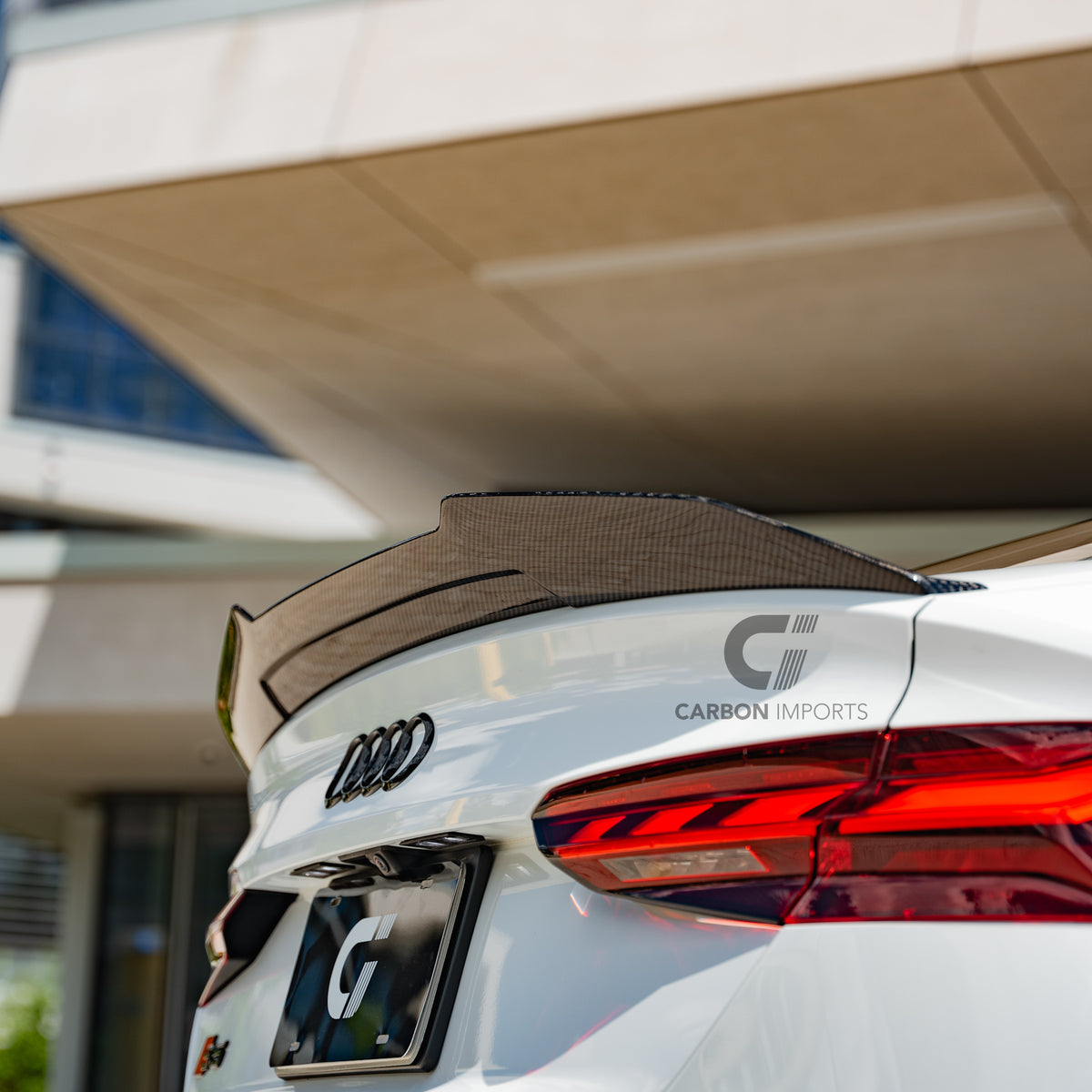 Audi A5/S5/RS5 B9/B9.5 Carbon Fiber Trunk Lip 2017-2025 V4