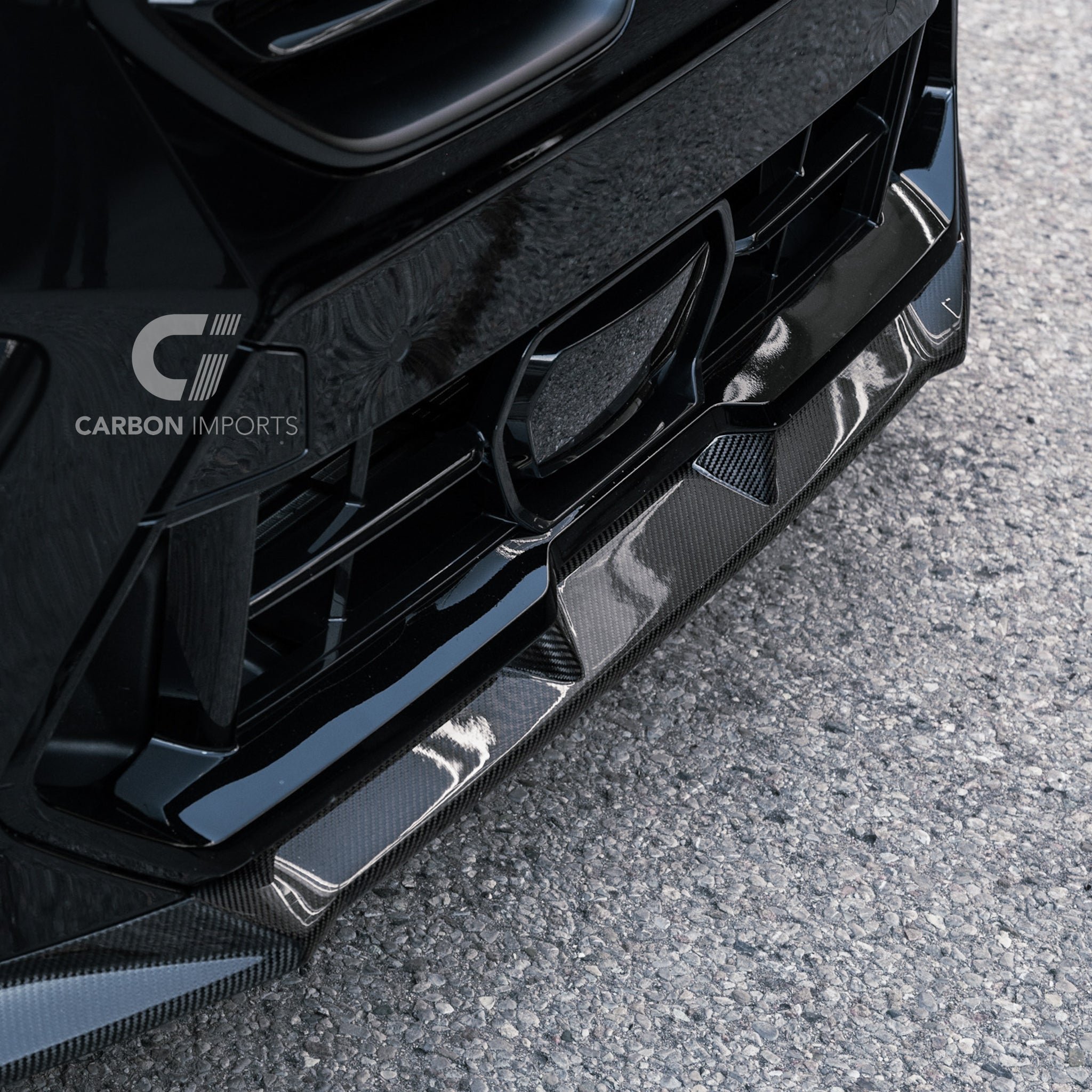 BMW X6M G06 Carbon Fiber Front Lip 2024-2026
