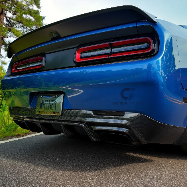 Dodge Challenger Hellcat Carbon Fiber Rear Diffuser