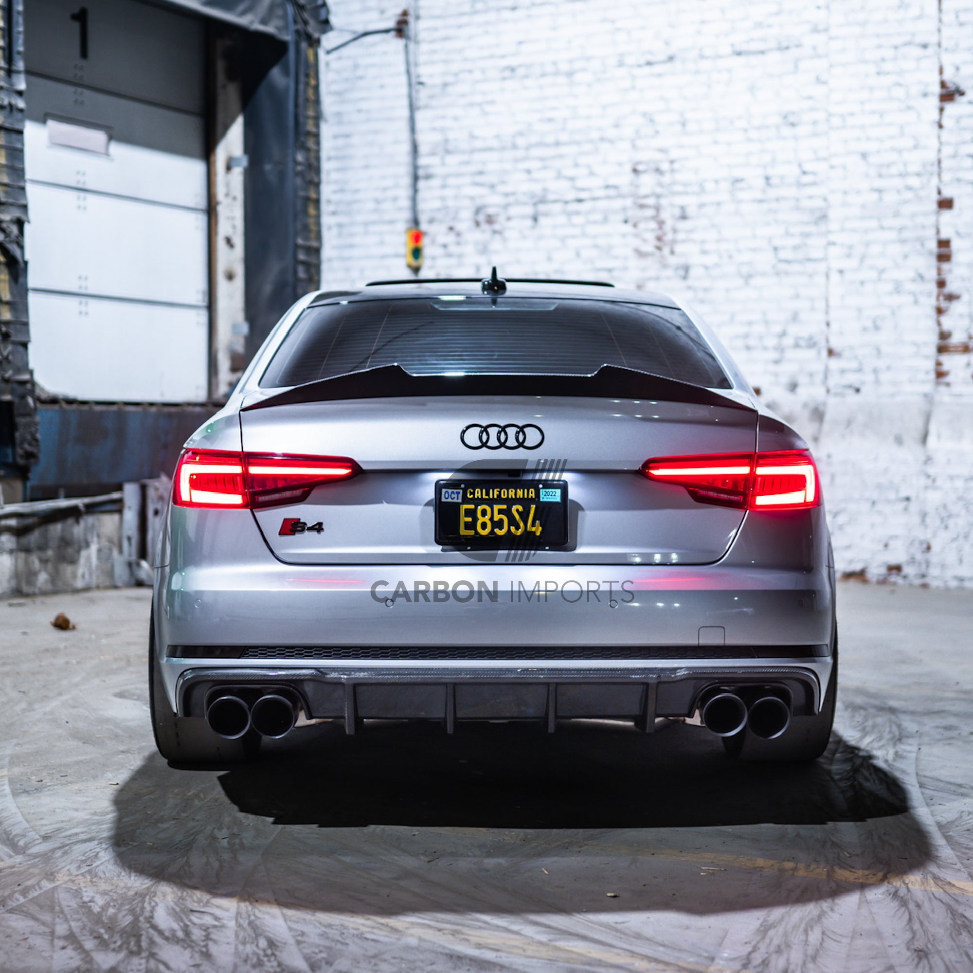 Audi S4/A4 S-Line B9 Carbon Fiber Rear Diffuser 2017-2019
