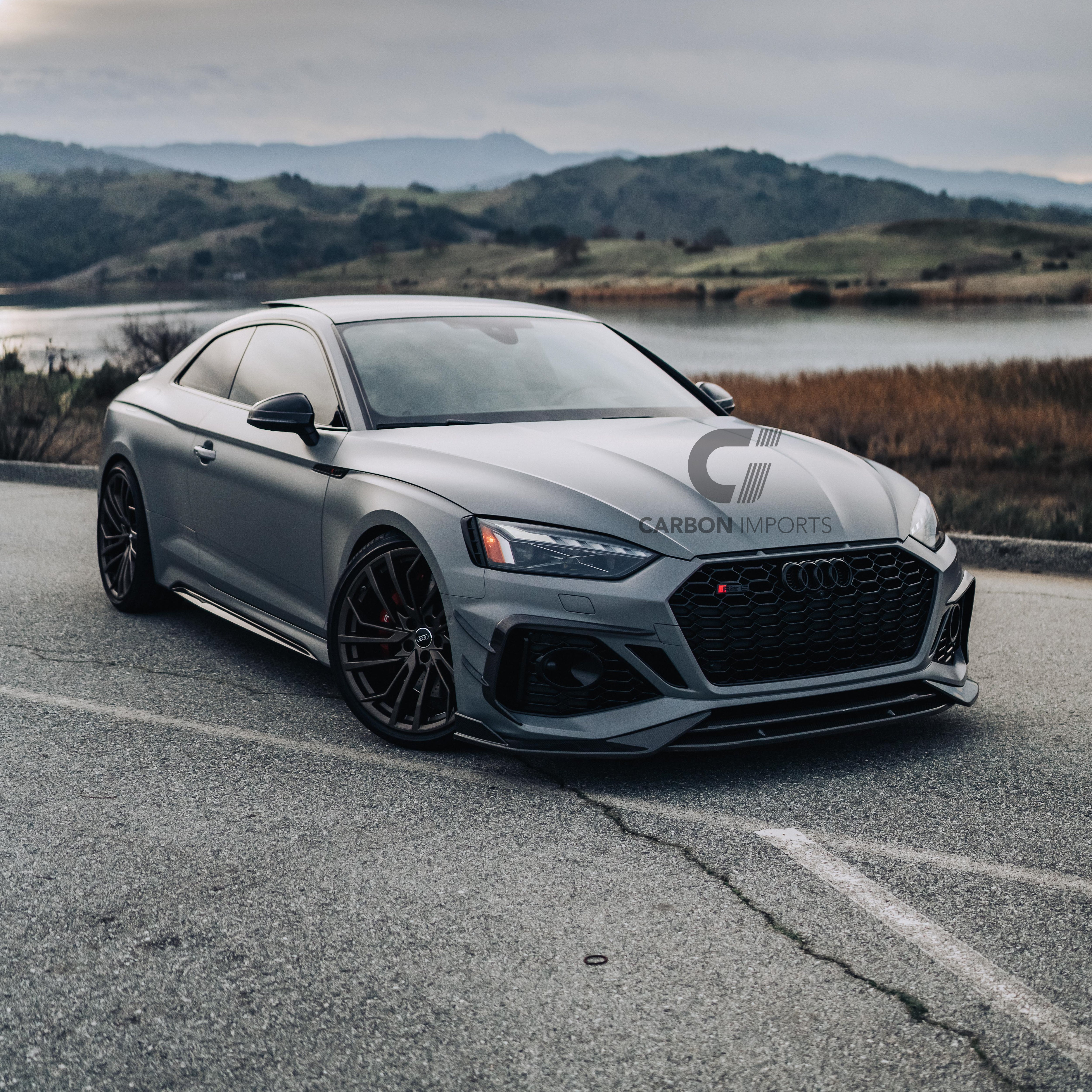 Audi RS5 B9.5 Carbon Fiber Front Lip 2020-2025