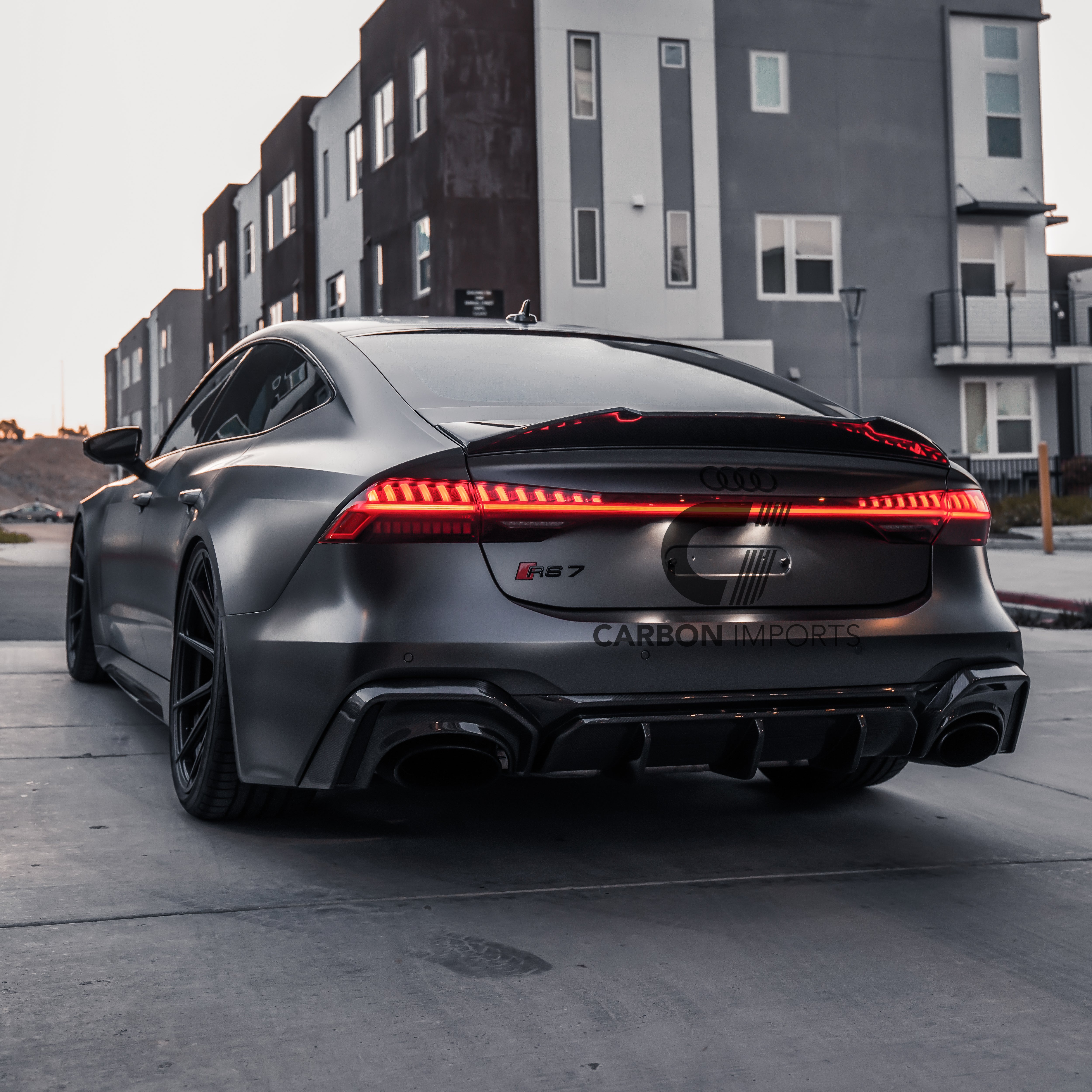 Audi A7/S7/RS7 C8 Carbon Fiber Trunk Lip 2020-2026 V2