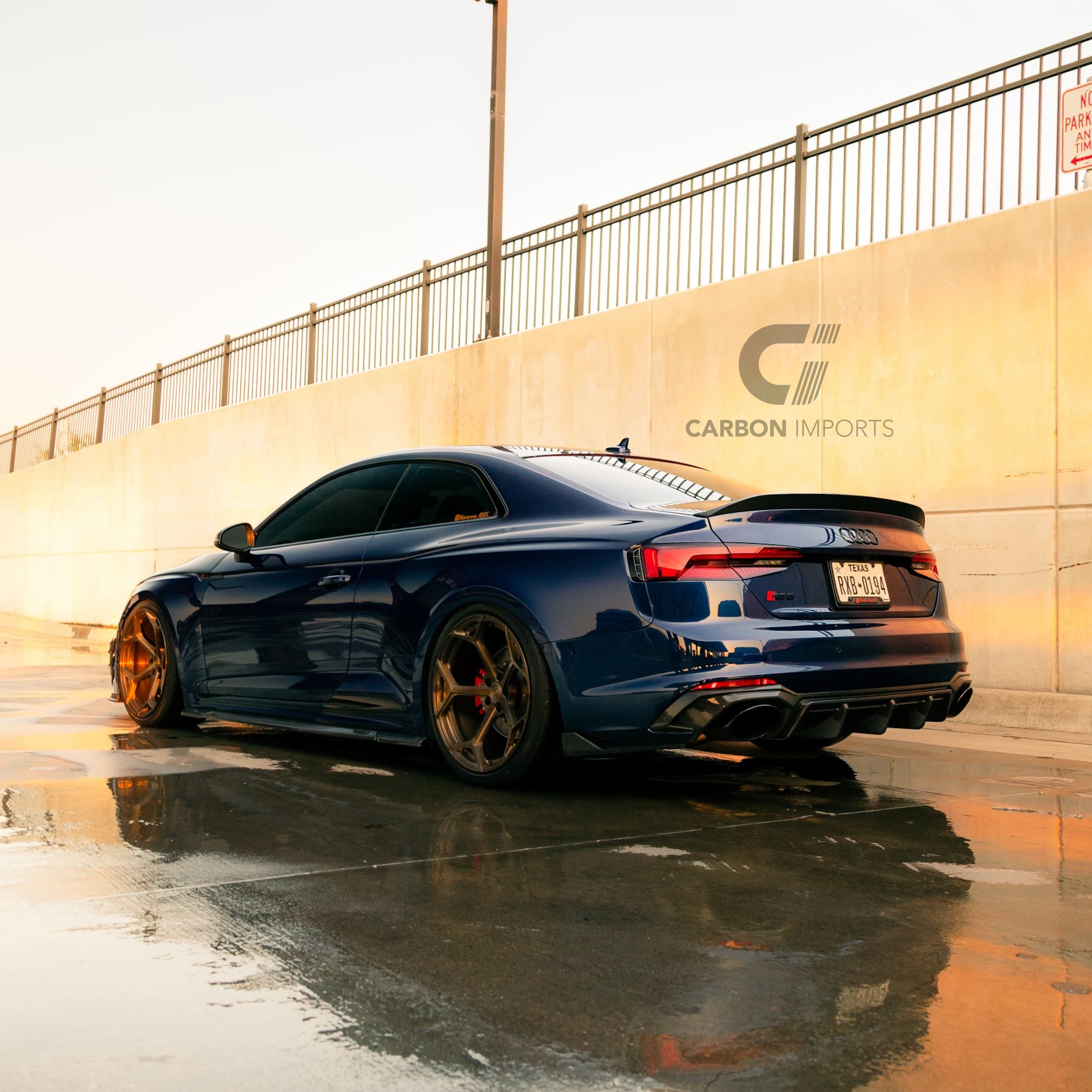Audi RS5 B9 Carbon Fiber Side Skirts 2017-2019
