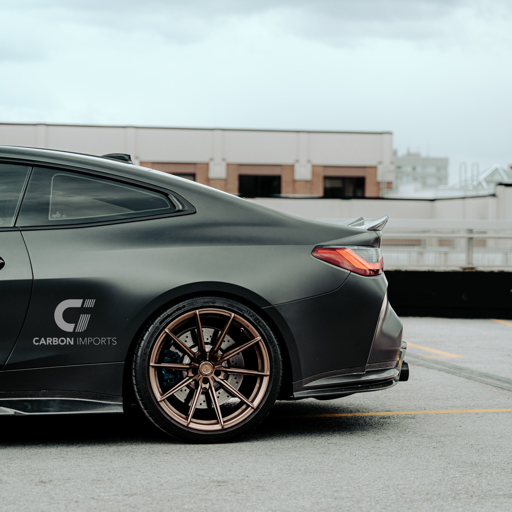 BMW M4 G82/G83 Carbon Fiber Rear Bumper Extensions 2020-2026