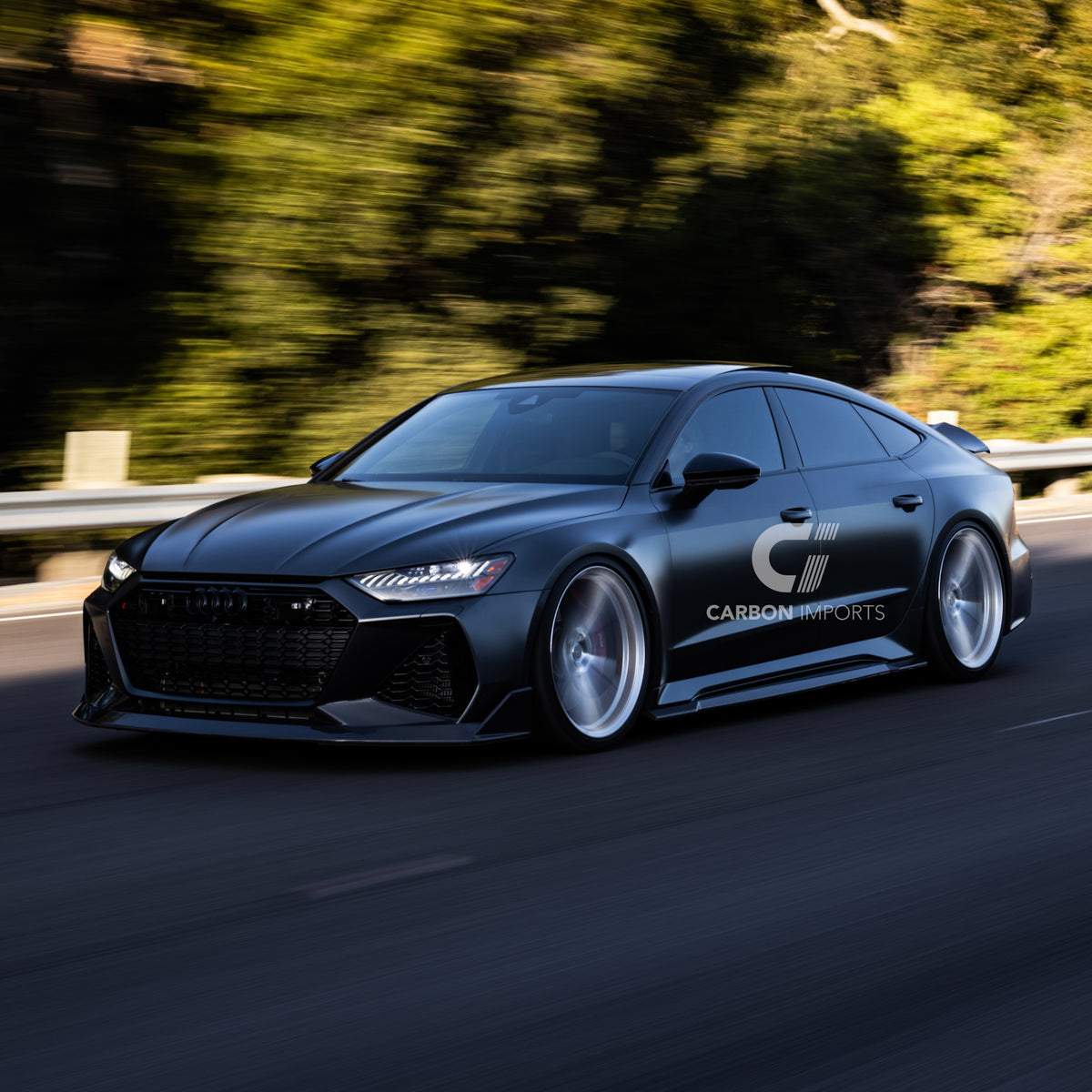 Audi RS6/RS7 C8 Carbon Fiber Front Lip V2 2020-2026