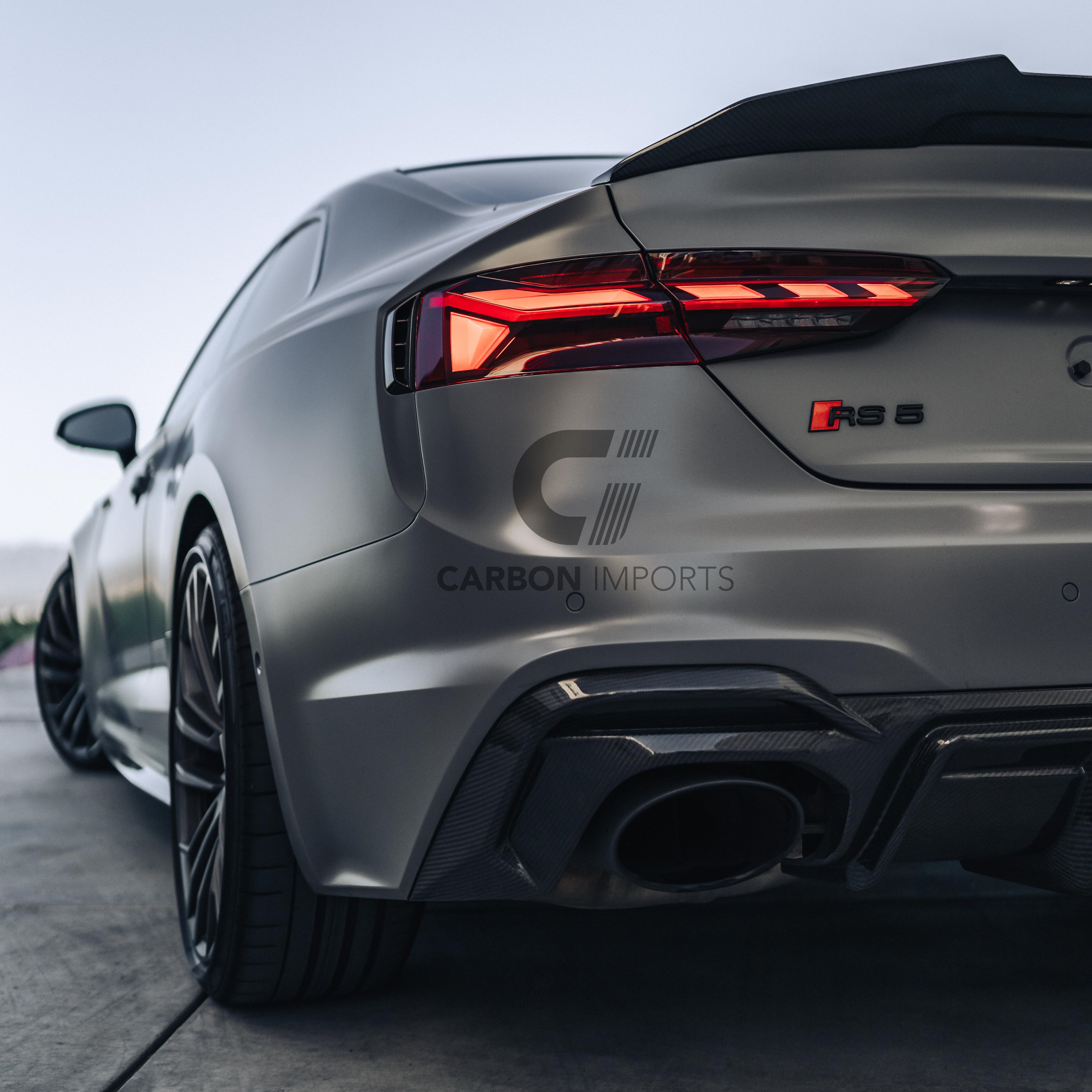 Audi RS5 B9.5 Carbon Fiber Rear Diffuser 2020-2025 V1