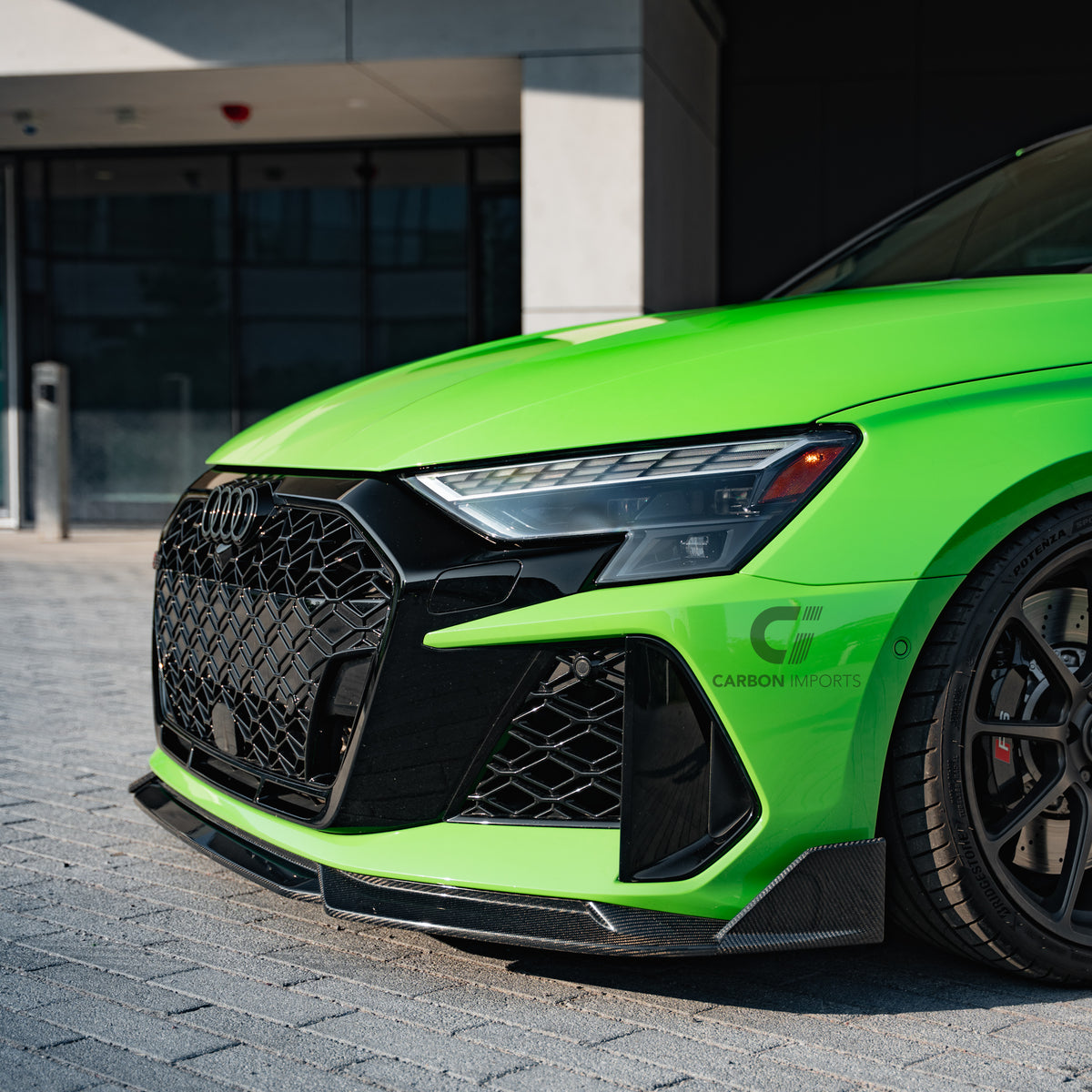Audi RS3 8Y.5 Carbon Fiber Front Lip 2025-2026 V2