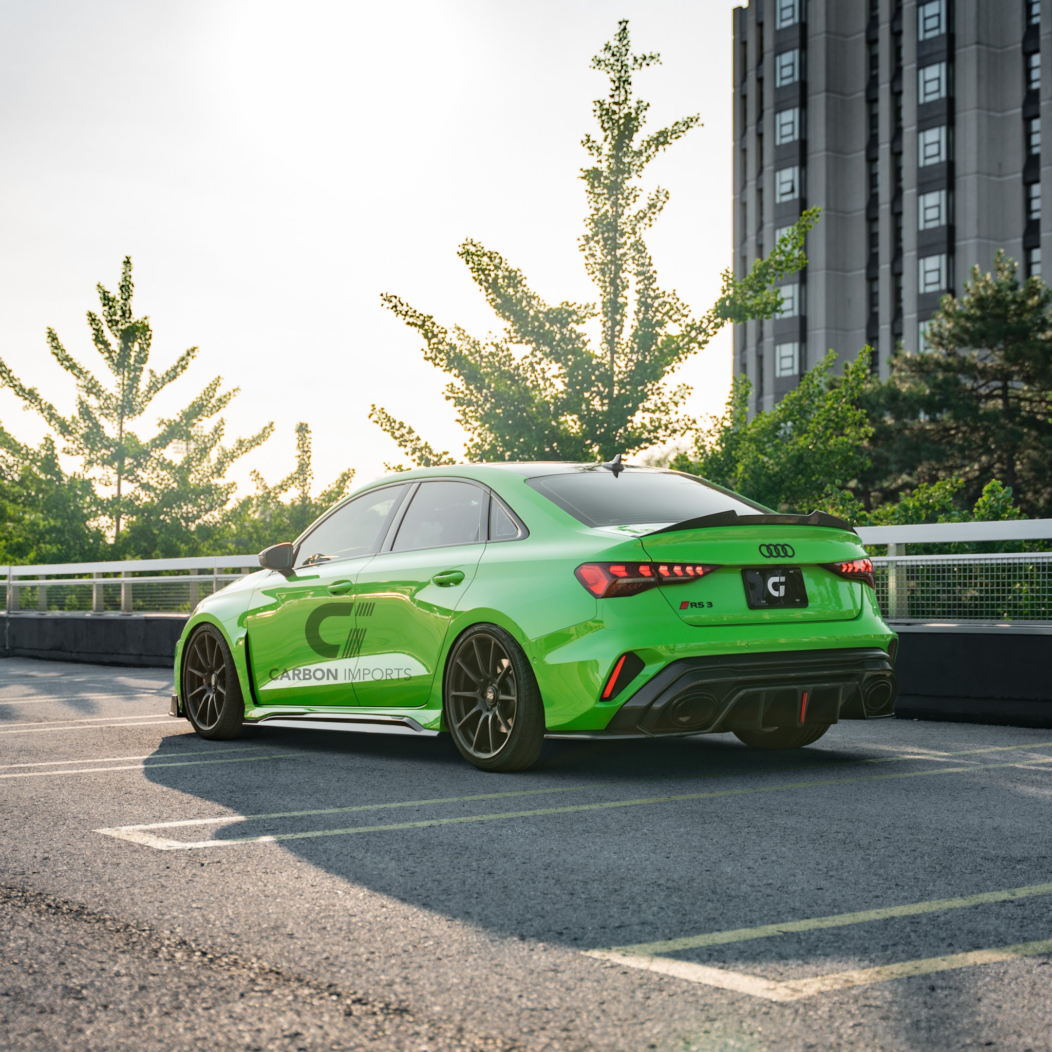 Audi A3/S3/RS3 8Y/8Y.5 Carbon Fiber Trunk Lip 2021-2026 V2