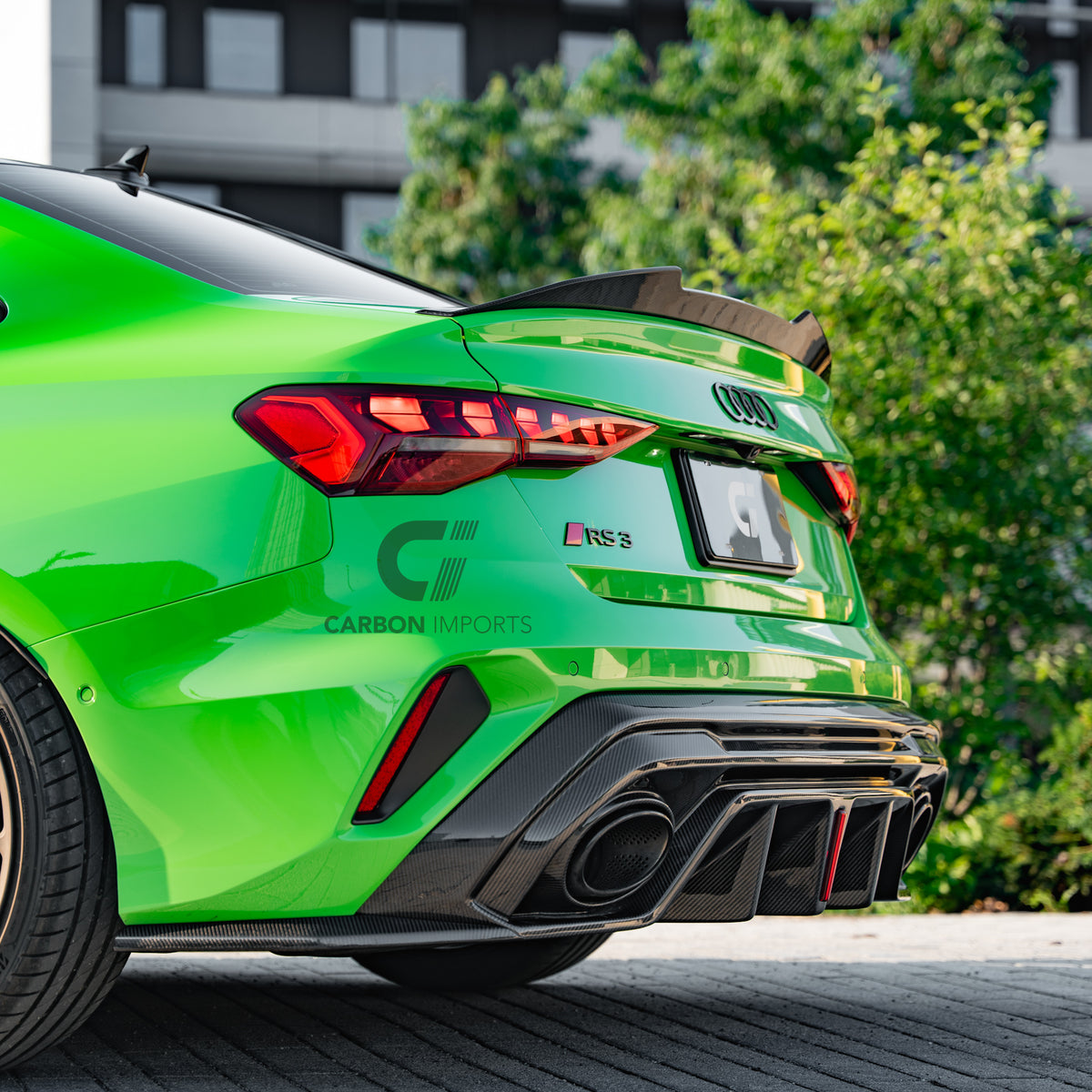 Audi A3/S3/RS3 8Y/8Y.5 Carbon Fiber Trunk Lip 2021-2026 V2