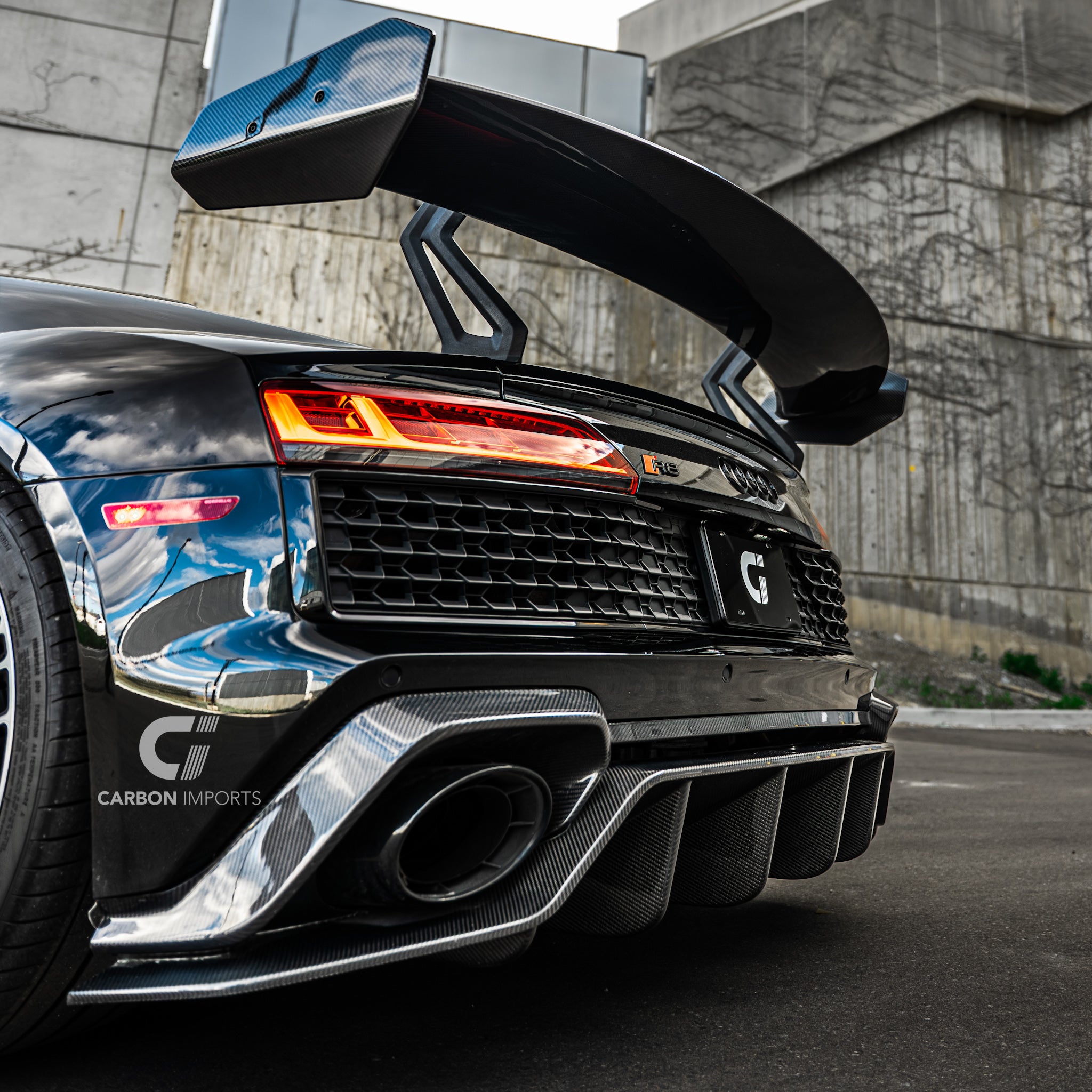 Audi R8 Gen 2.5 Carbon Fiber Rear Diffuser 2020-2023