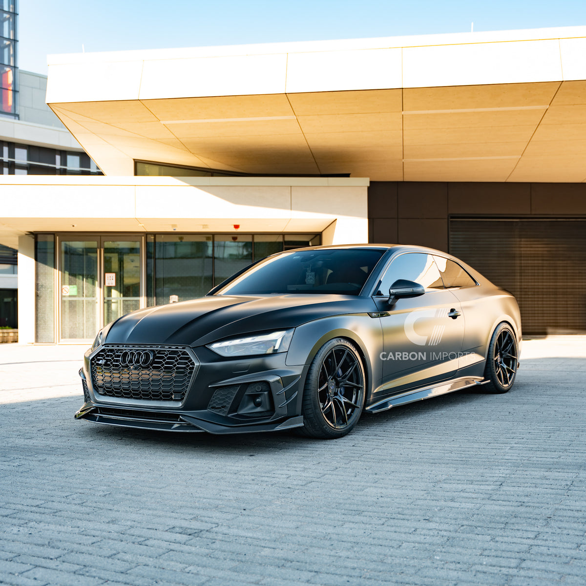 Audi S5/A5 S-Line B9.5 Carbon Fiber Side Skirts 2020-2025