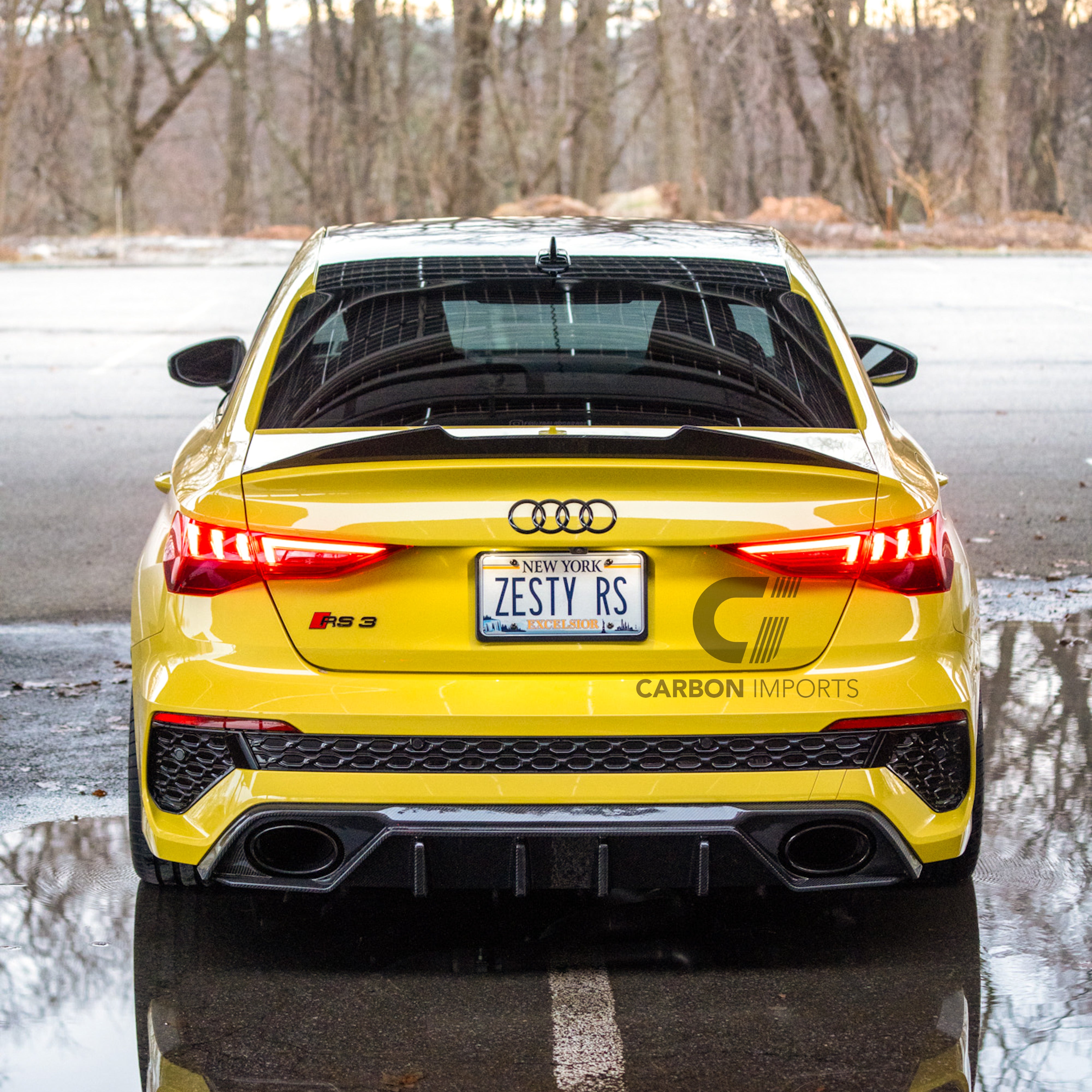 Audi RS3 8Y Carbon Fiber Rear Diffuser 2021-2024