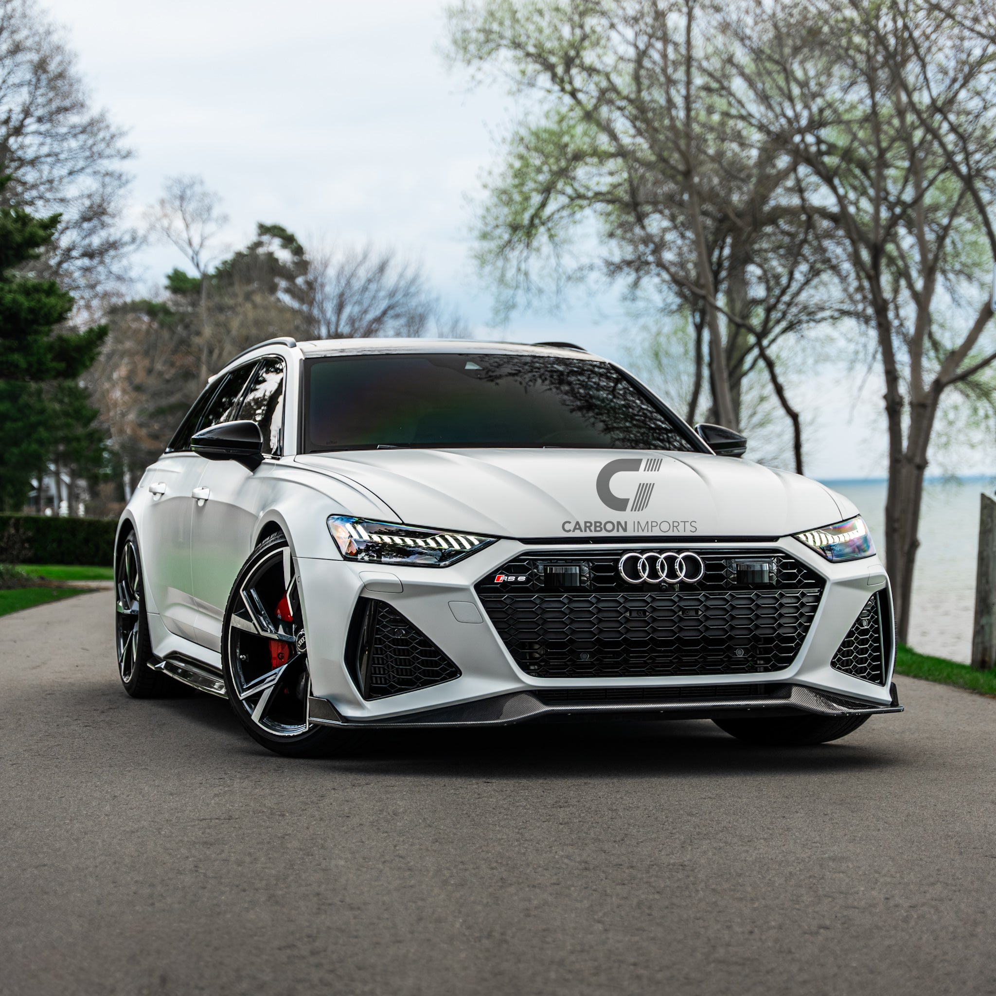 Audi RS6/RS7 C8 Carbon Fiber Front Lip 2020-2026