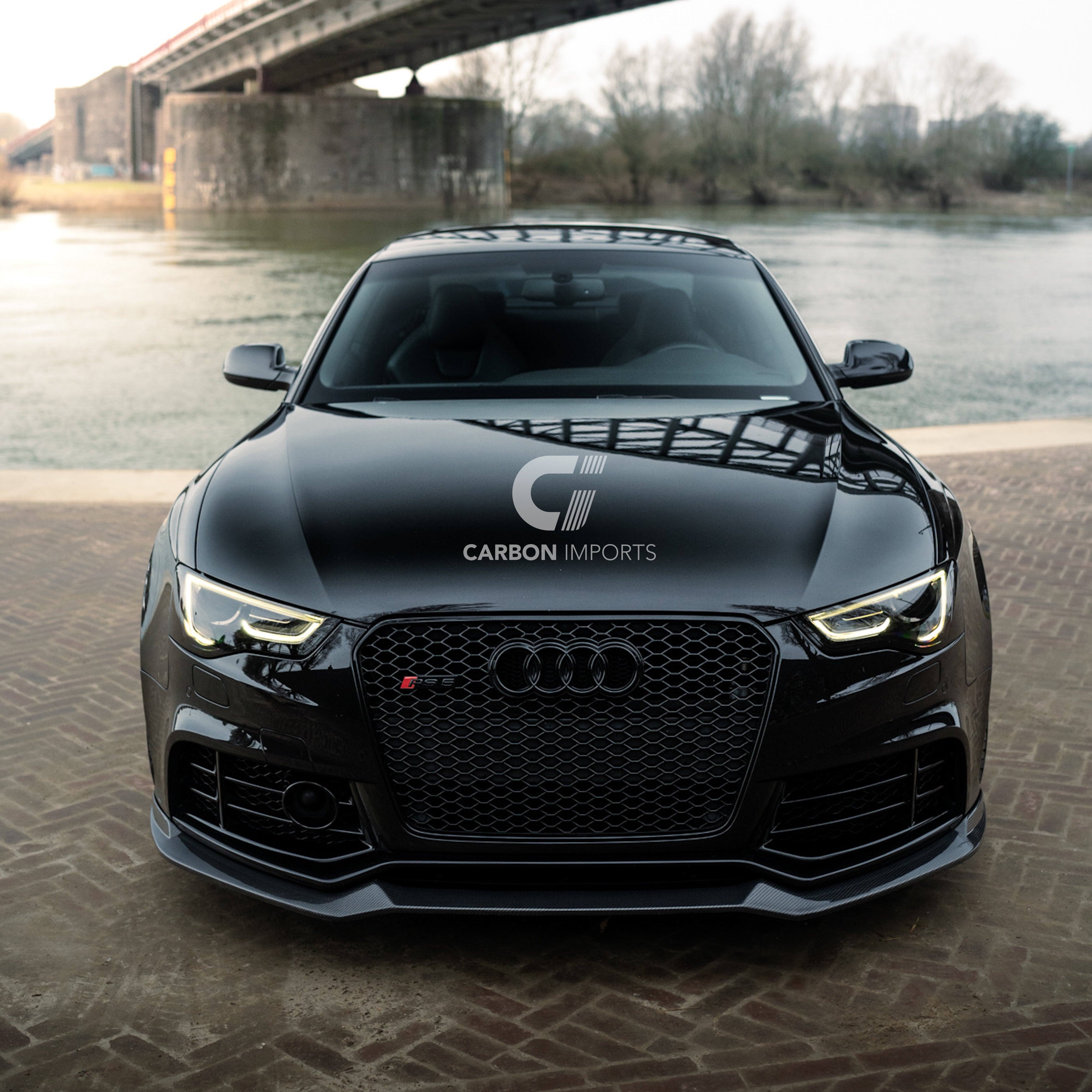 Audi RS5 B8/B8.5 Carbon Fiber Front Lip 2010-2016