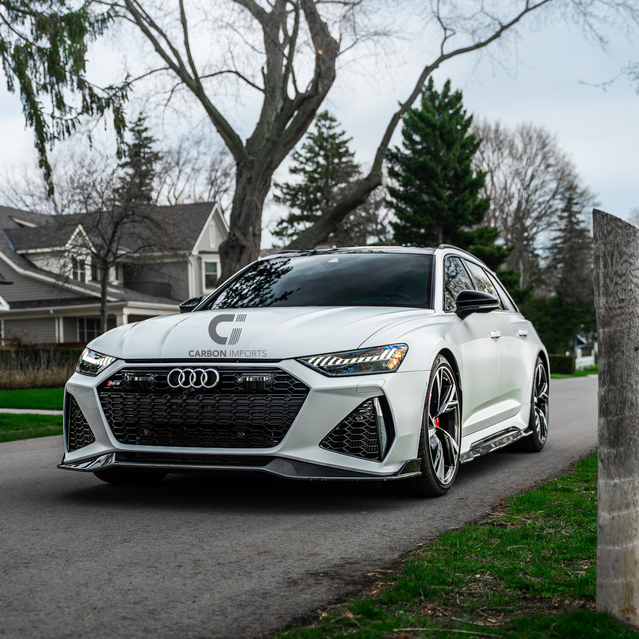 Audi RS6/RS7 C8 Carbon Fiber Front Lip 2020-2026