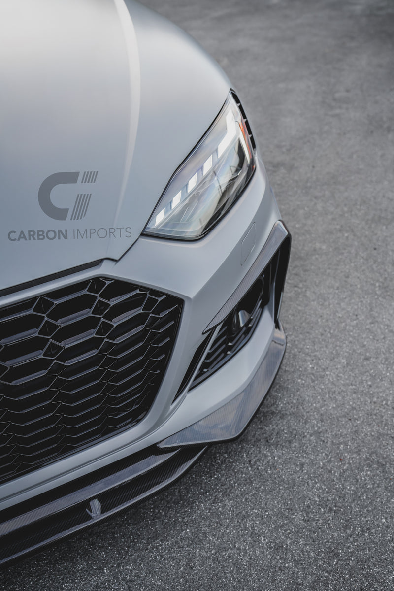 Audi RS5 2020-2024 B9.5 Carbon Fiber Front Fog Canards