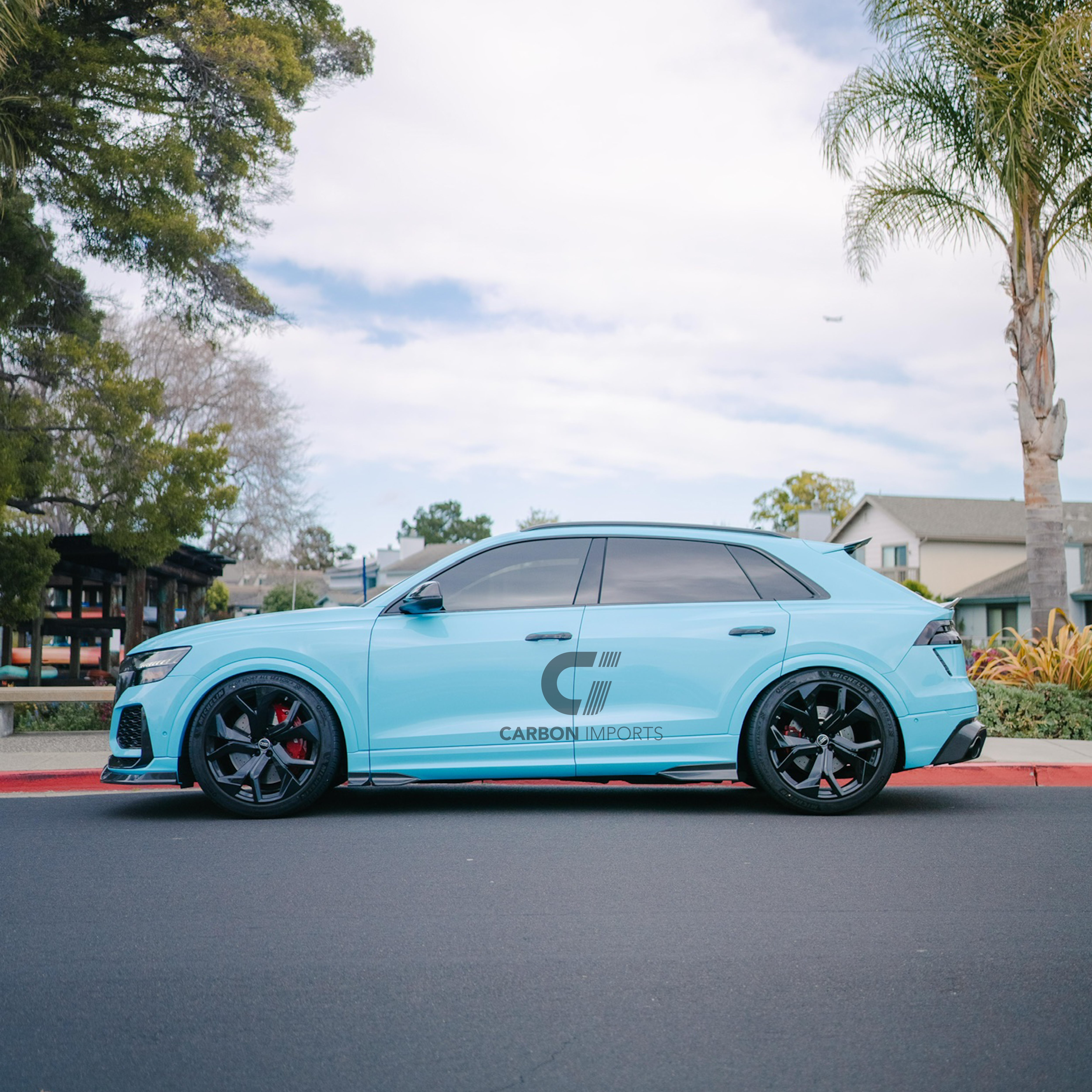 Audi RSQ8 Carbon Fiber Side Skirts 2020-2024