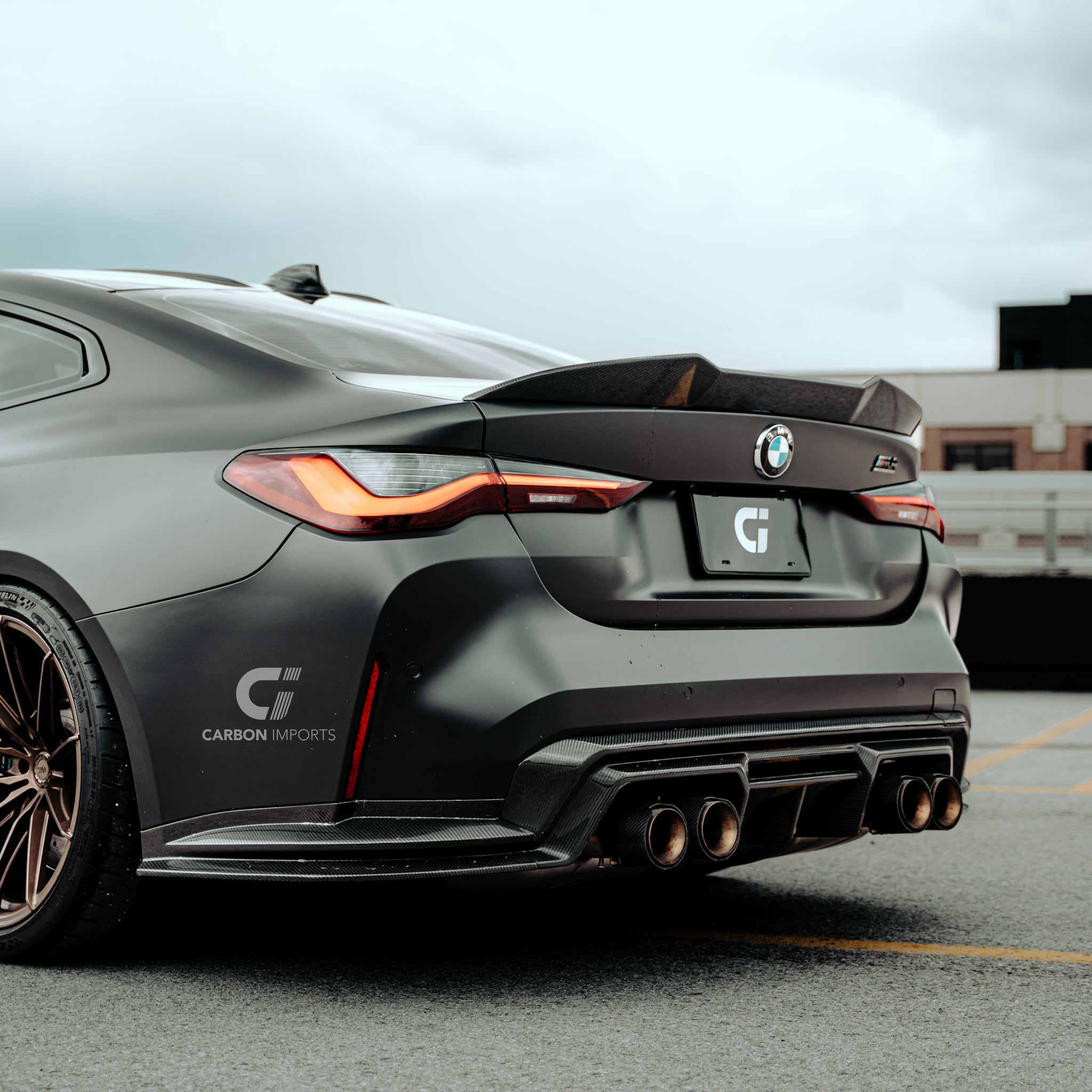 BMW M3/M4 G80/G81/G82/G83 Carbon Fiber Rear Diffuser 2020-2026