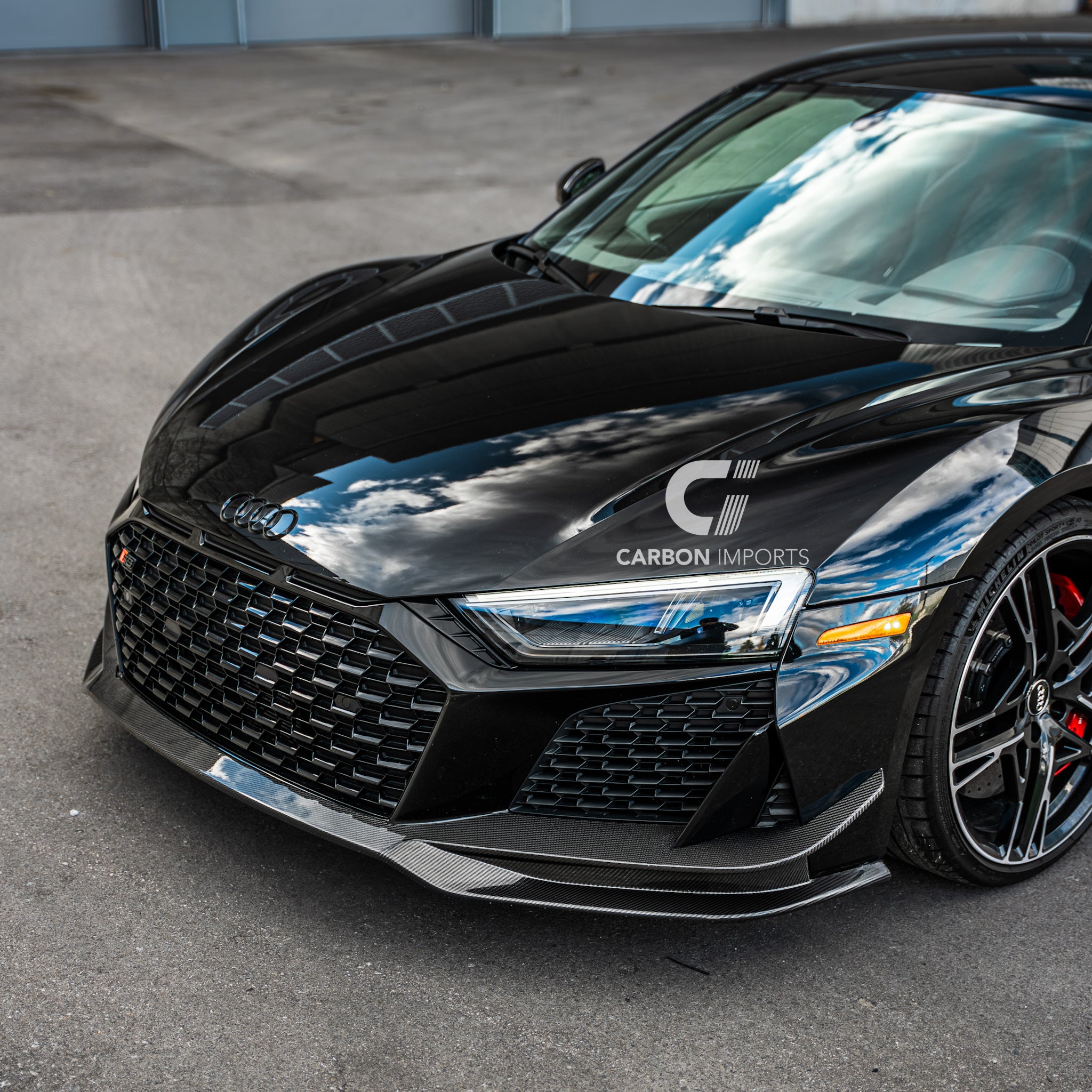 Audi R8 Gen 2.5 Carbon Fiber Front Lip 2020-2023