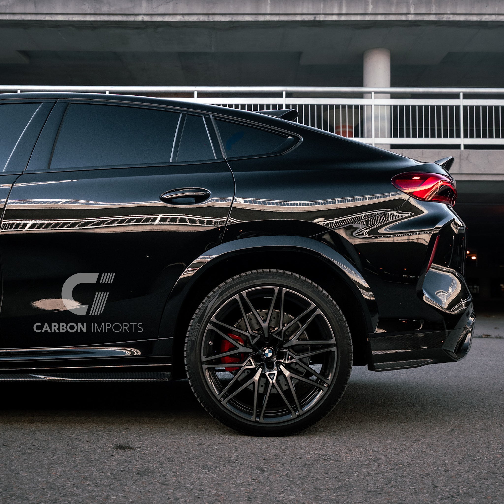 BMW X6M F96/G06 X6 M-Sport Carbon Fiber Roof Spoiler 2019-2026