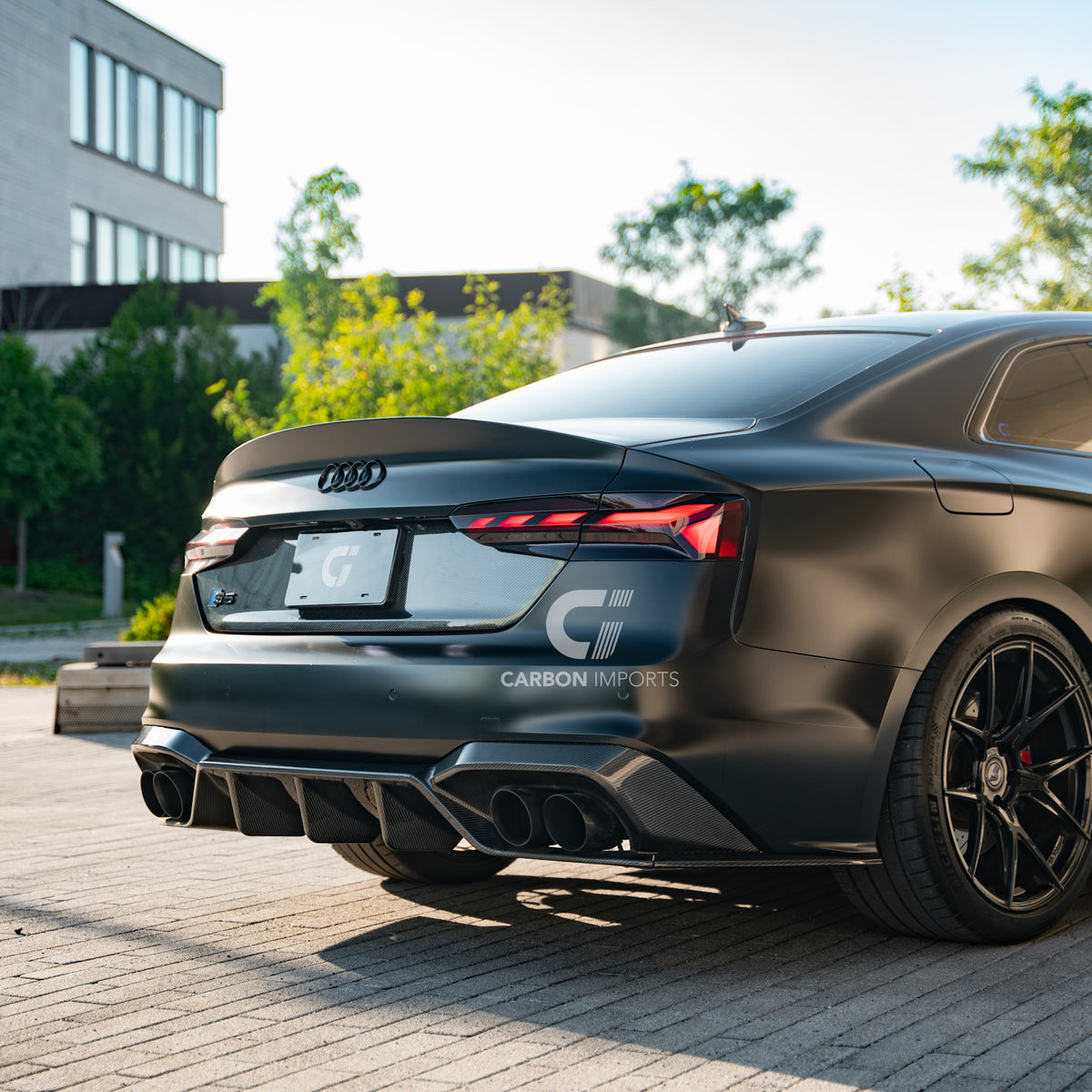 Audi S5/A5 S-Line B9.5 Carbon Fiber Rear Diffuser 2020-2025 V2