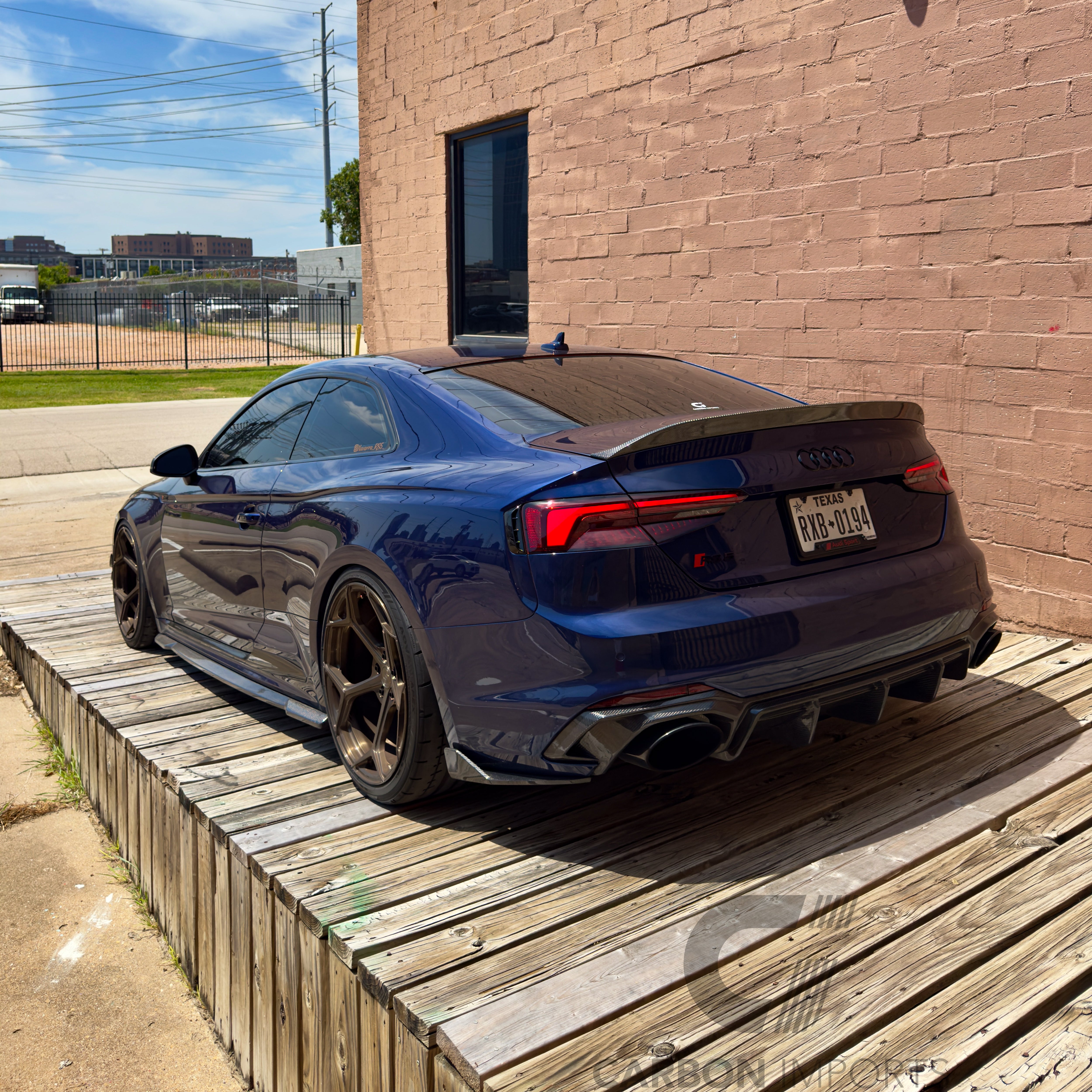 Audi RS5 B9 Carbon Fiber Side Skirts 2017-2019