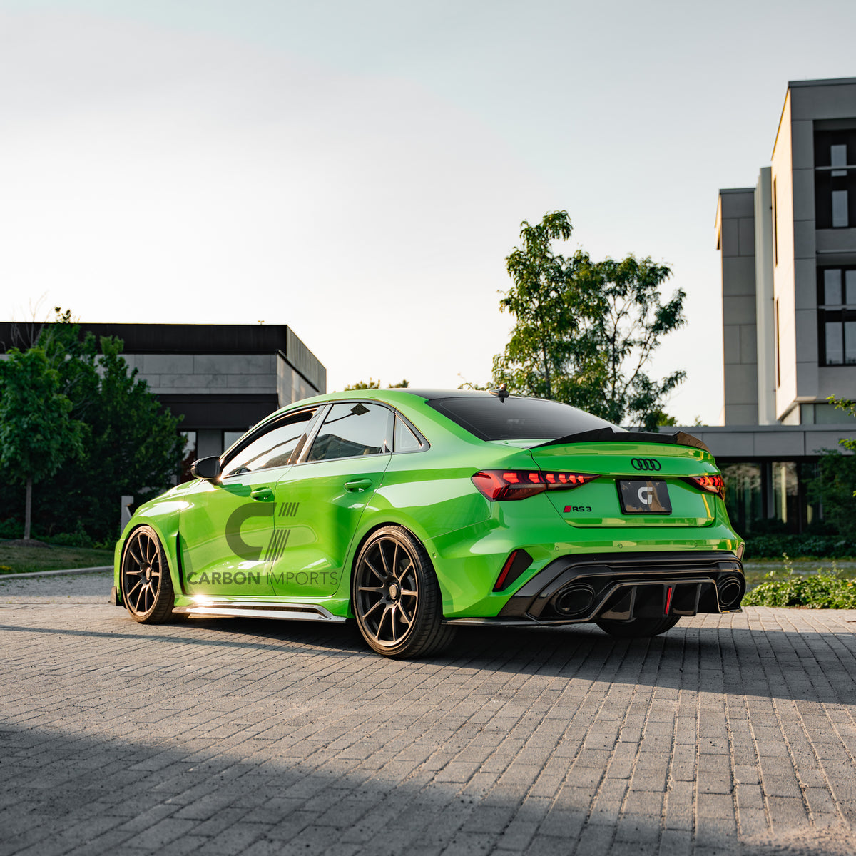 Audi A3/S3/RS3 8Y/8Y.5 Carbon Fiber Trunk Lip 2021-2026 V2