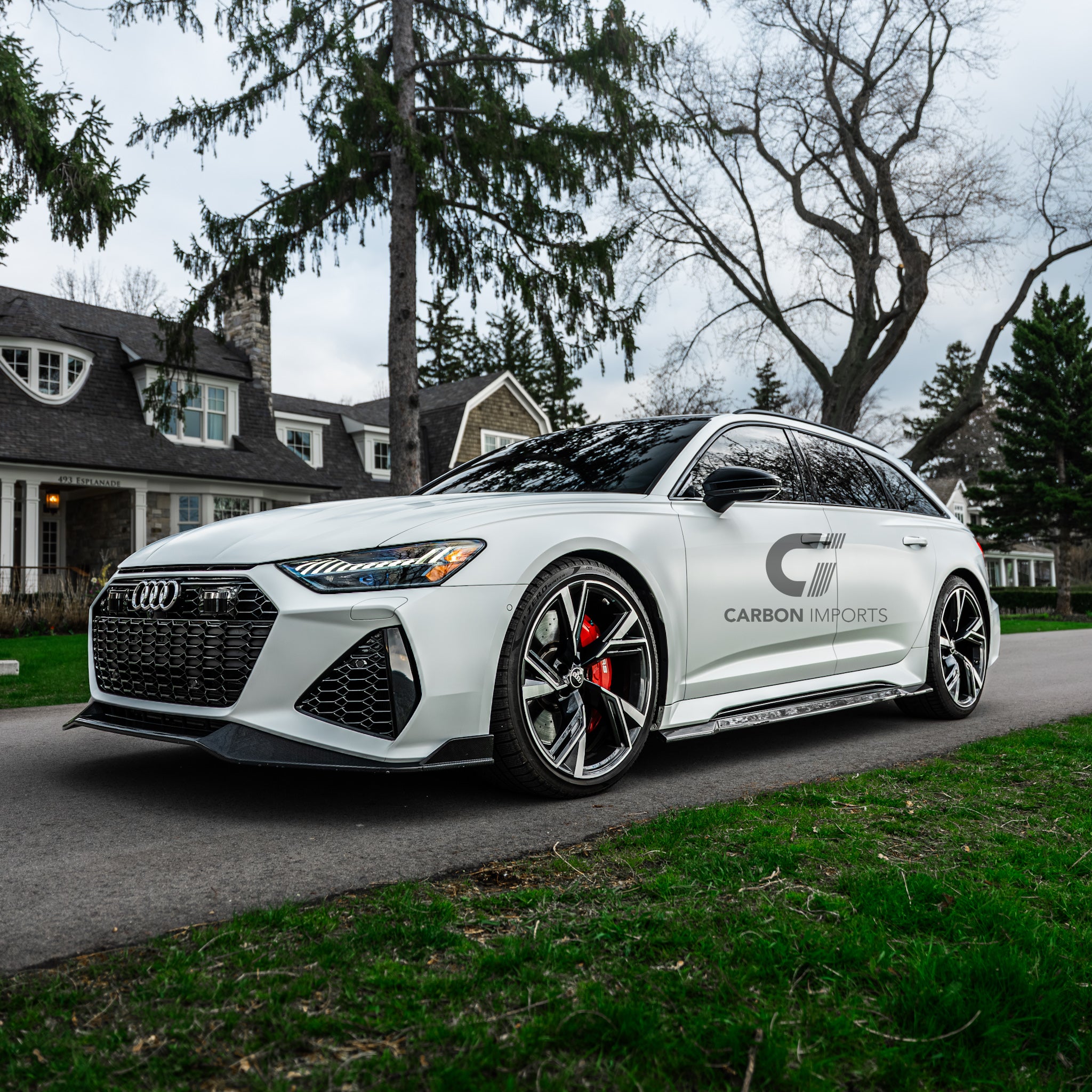 Audi RS6/RS7 C8 Carbon Fiber Front Lip 2020-2026