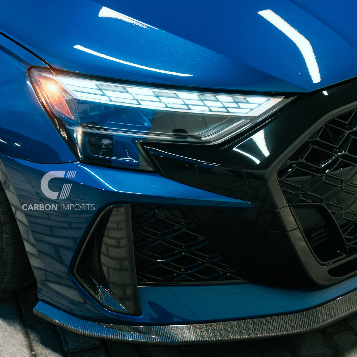 Audi RS3 8Y.5 Carbon Fiber Front Lip 2025-2026 V1