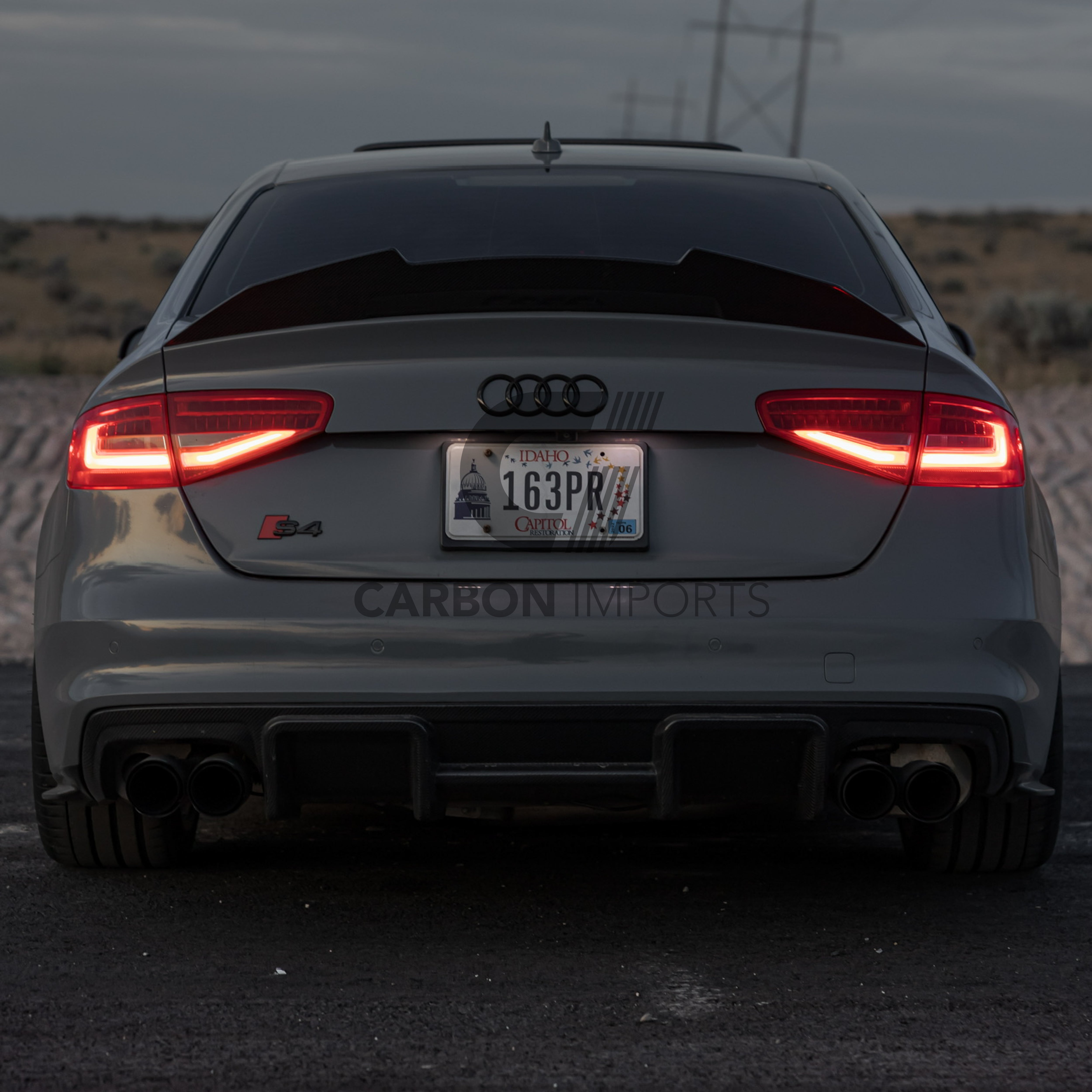Audi S4/A4 S-Line B8.5 Carbon Fiber Rear Diffuser 2013-2016