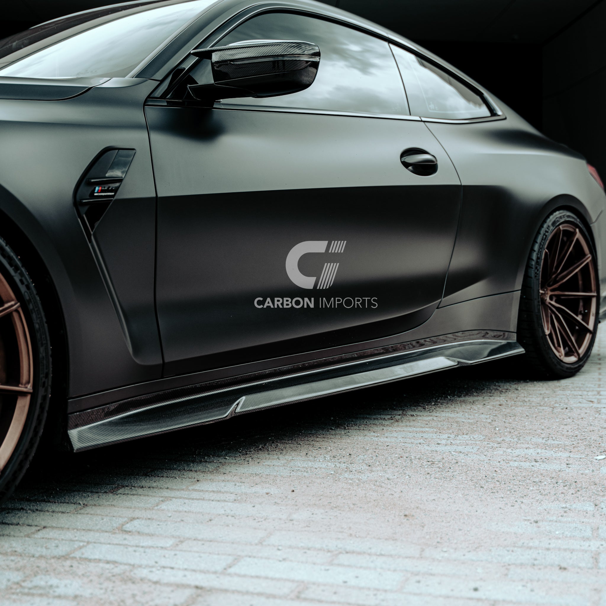 BMW M4 G82/G83 Carbon Fiber Side Skirts 2020-2026