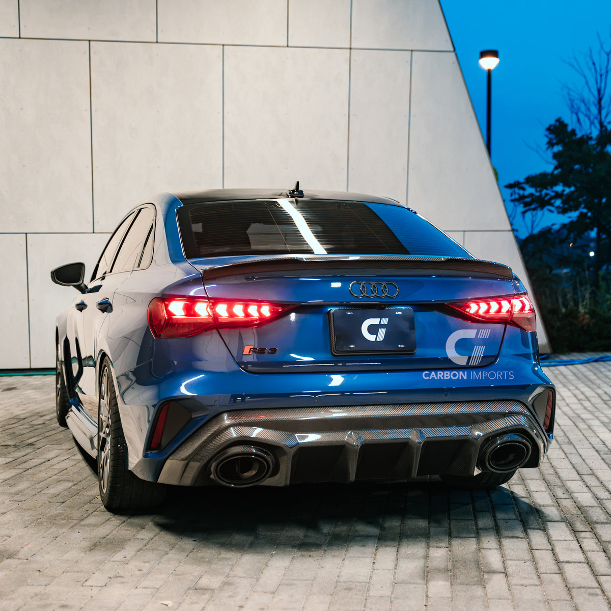 Audi RS3 8Y.5 Carbon Fiber Rear Diffuser 2025-2026 V1
