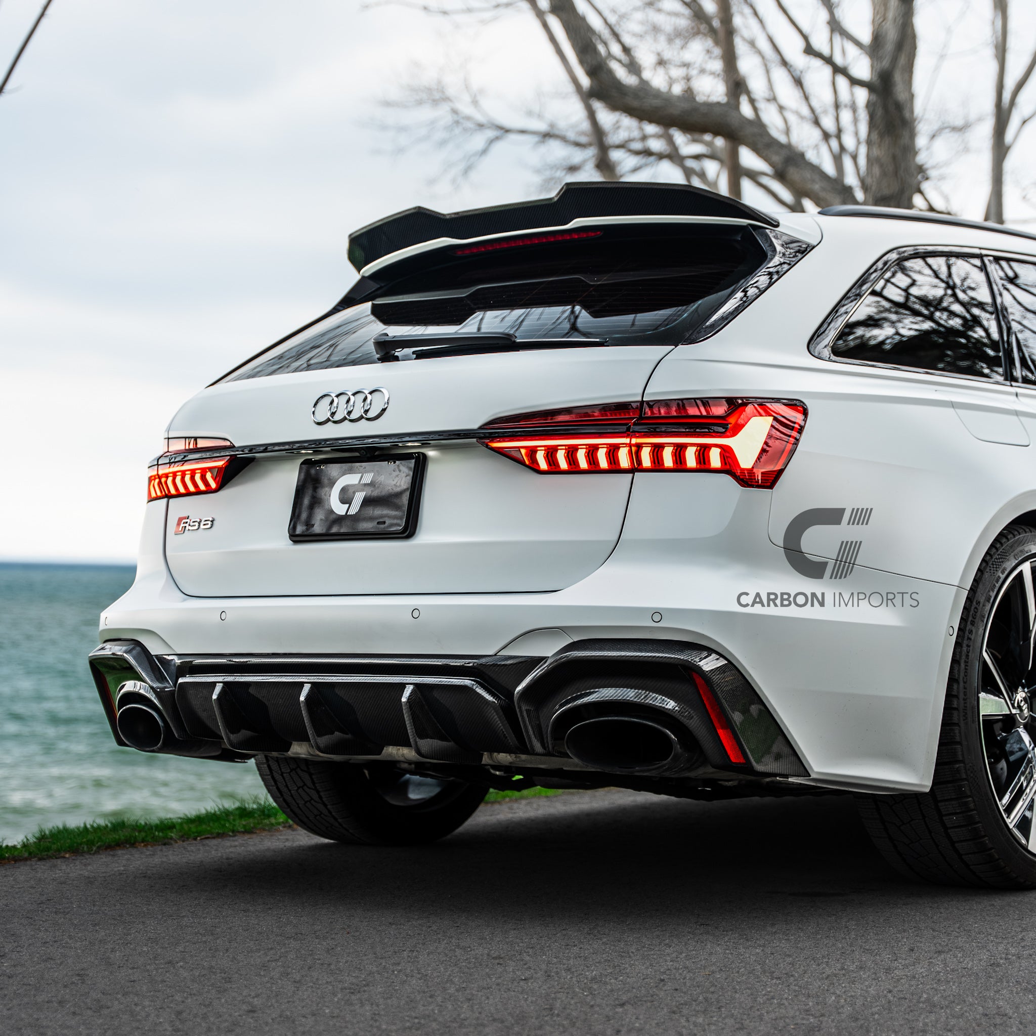 Audi RS6/RS7 C8 Carbon Fiber Rear Diffuser 2020-2026
