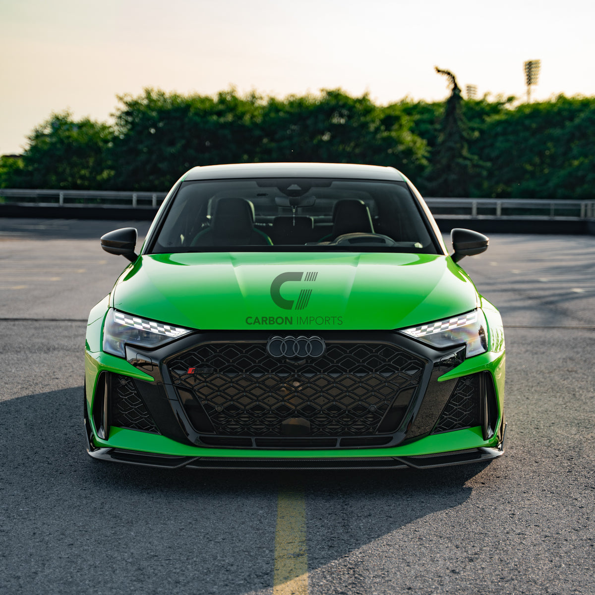 Audi RS3 8Y.5 Carbon Fiber Front Lip 2025-2026 V2