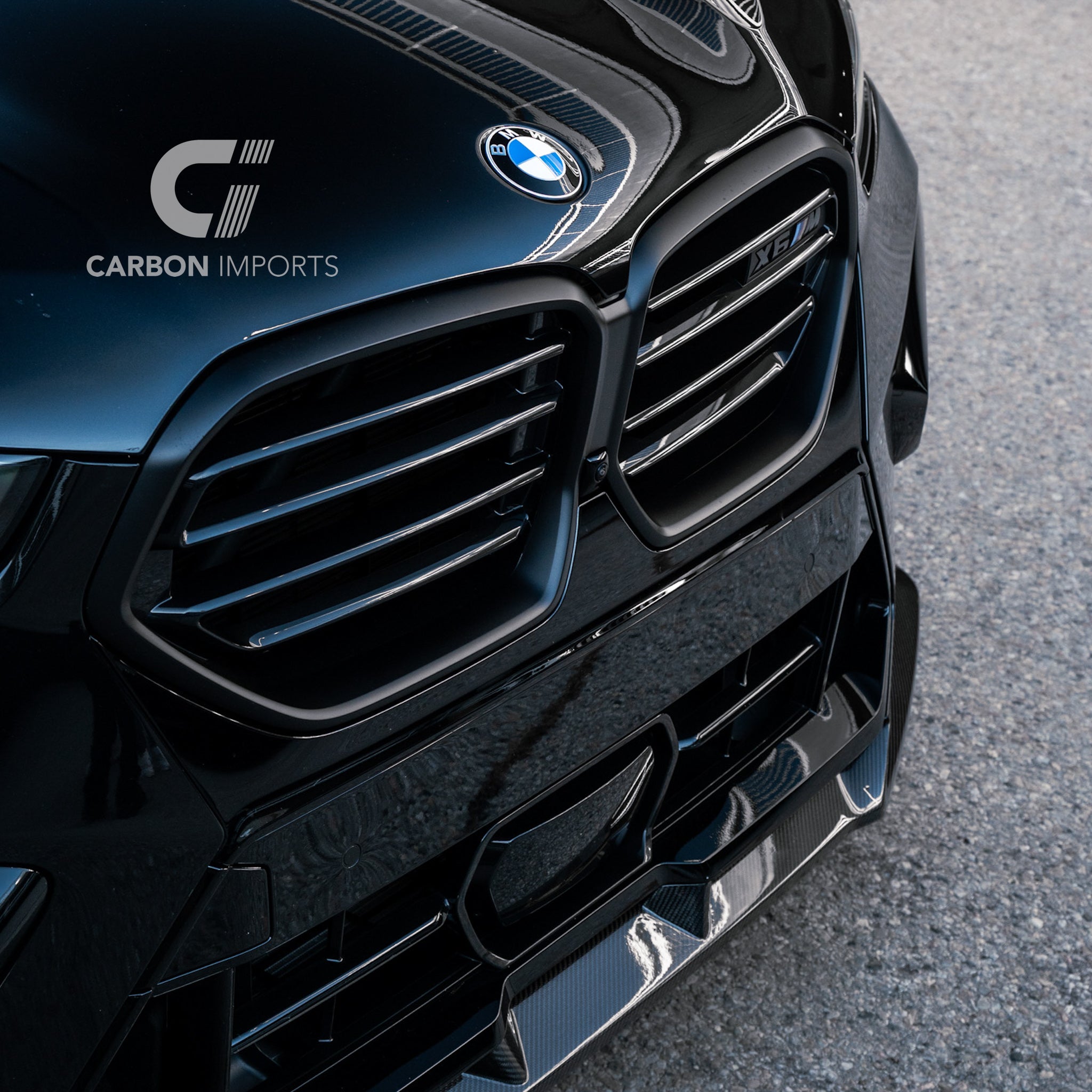 BMW X6M G06 Carbon Fiber Front Lip 2024-2026