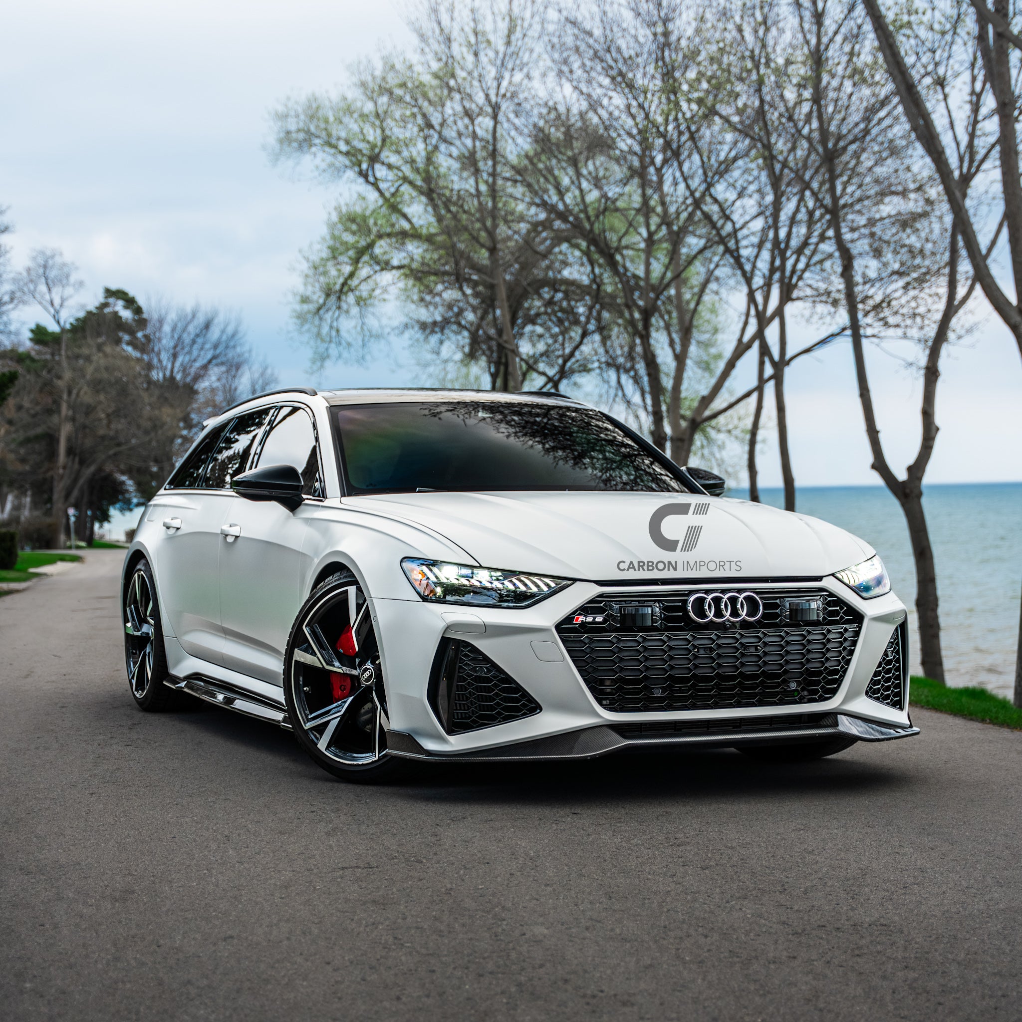 Audi RS6/RS7 C8 Carbon Fiber Front Lip 2020-2026